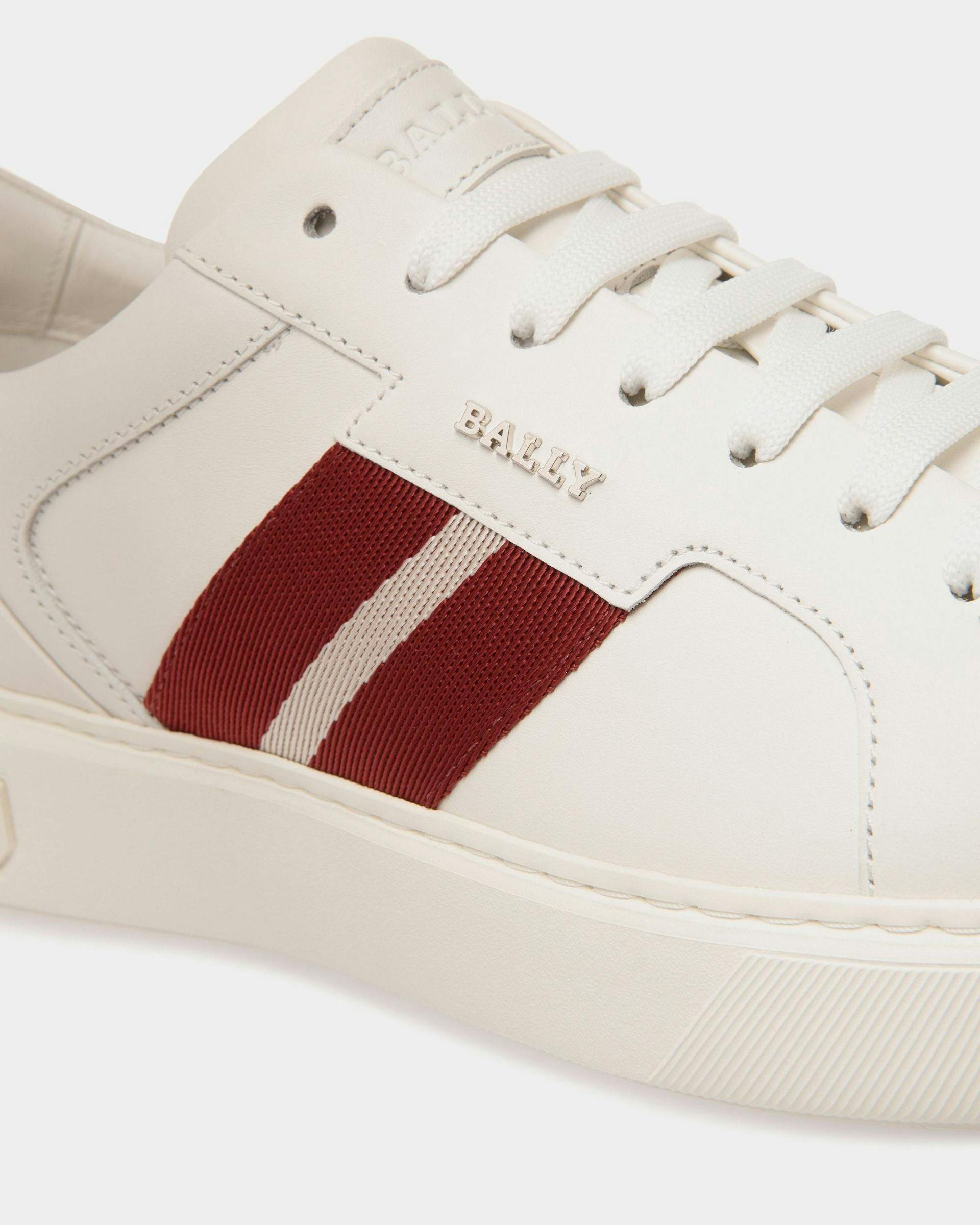 Moony Sneakers En Cuir Blanc - Homme - Bally - 04