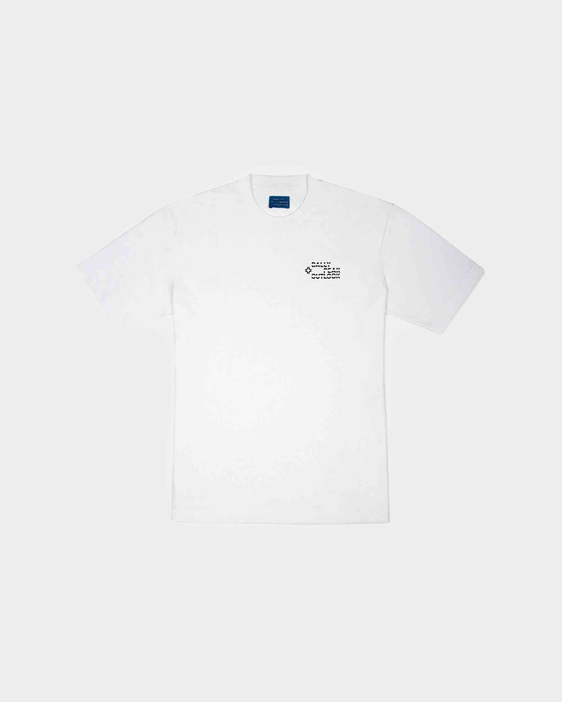 T-Shirt In Cotone Biologico Bianco - Uomo - Bally