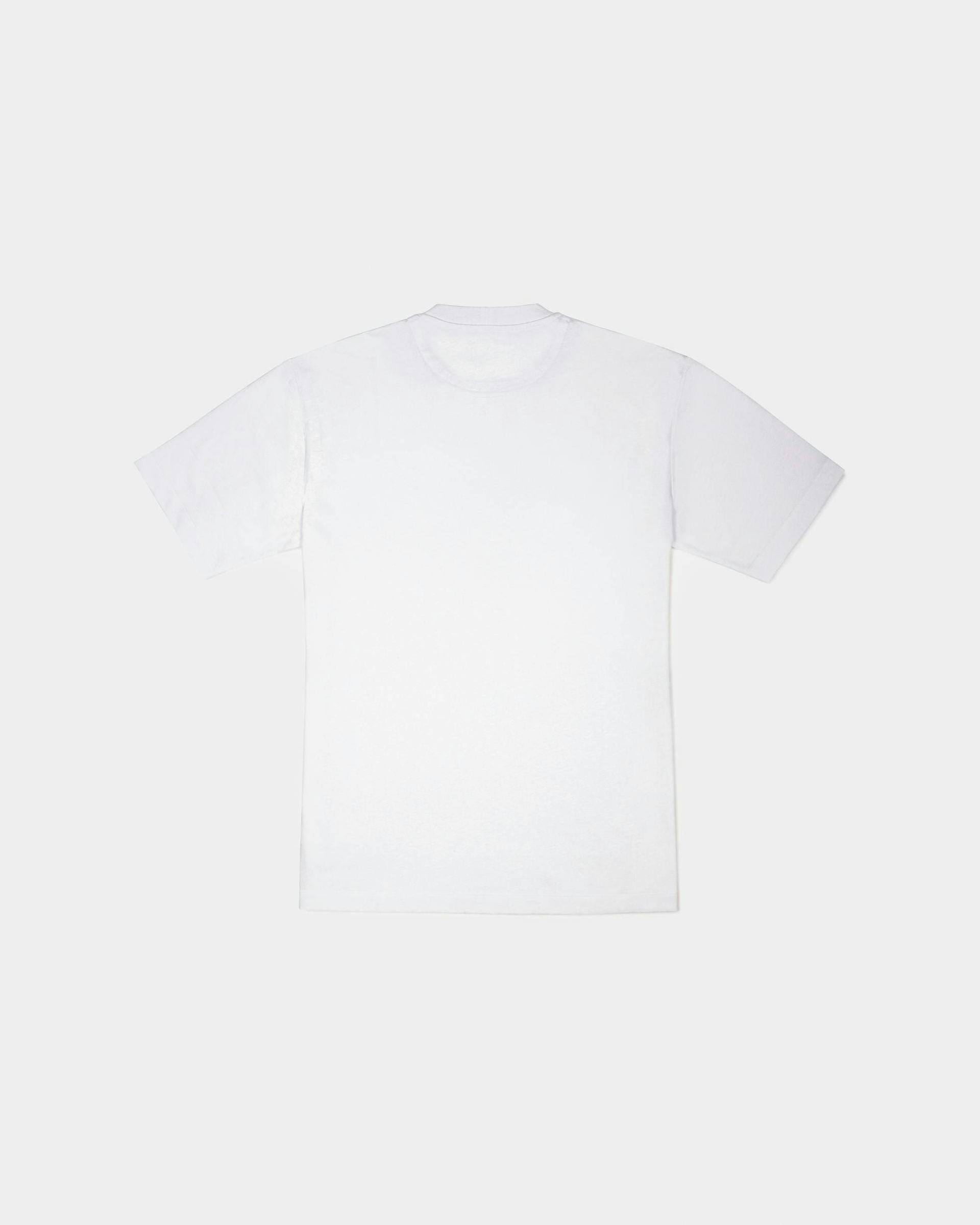 T-Shirt In Cotone Biologico Bianco - Uomo - Bally - 02