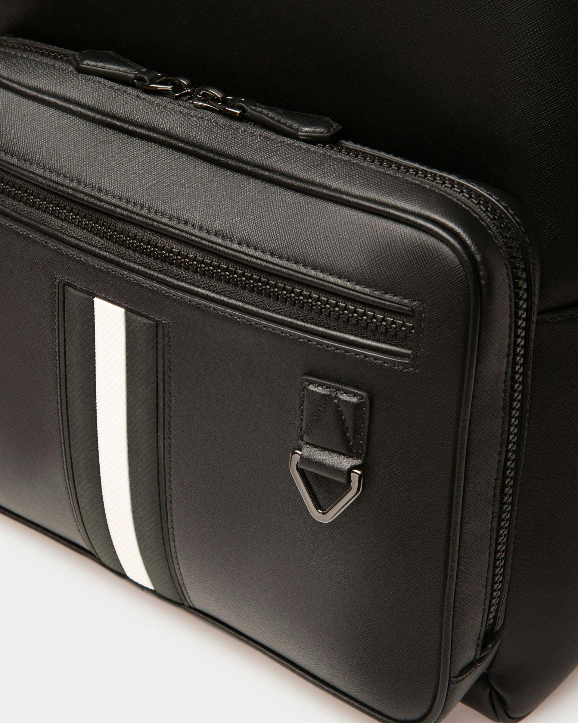 Men's Mavrick Leather Backpack In Black | Bally | Still Life Detail