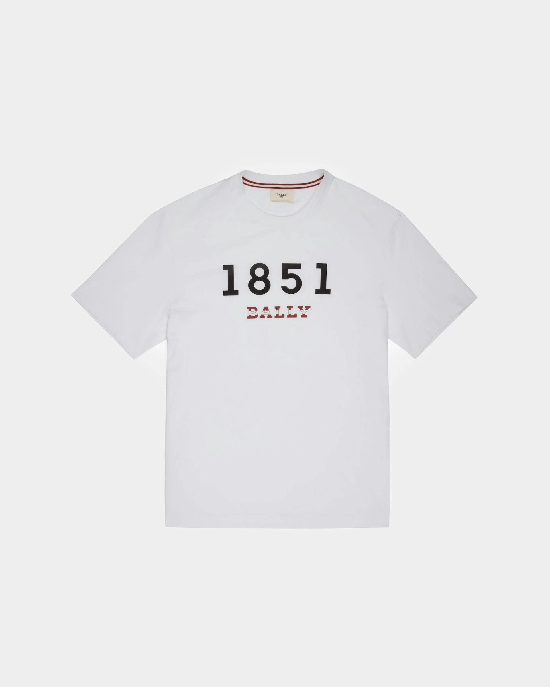 T-Shirt 1851 In Cotone Colore Bianco - Uomo - Bally - 01