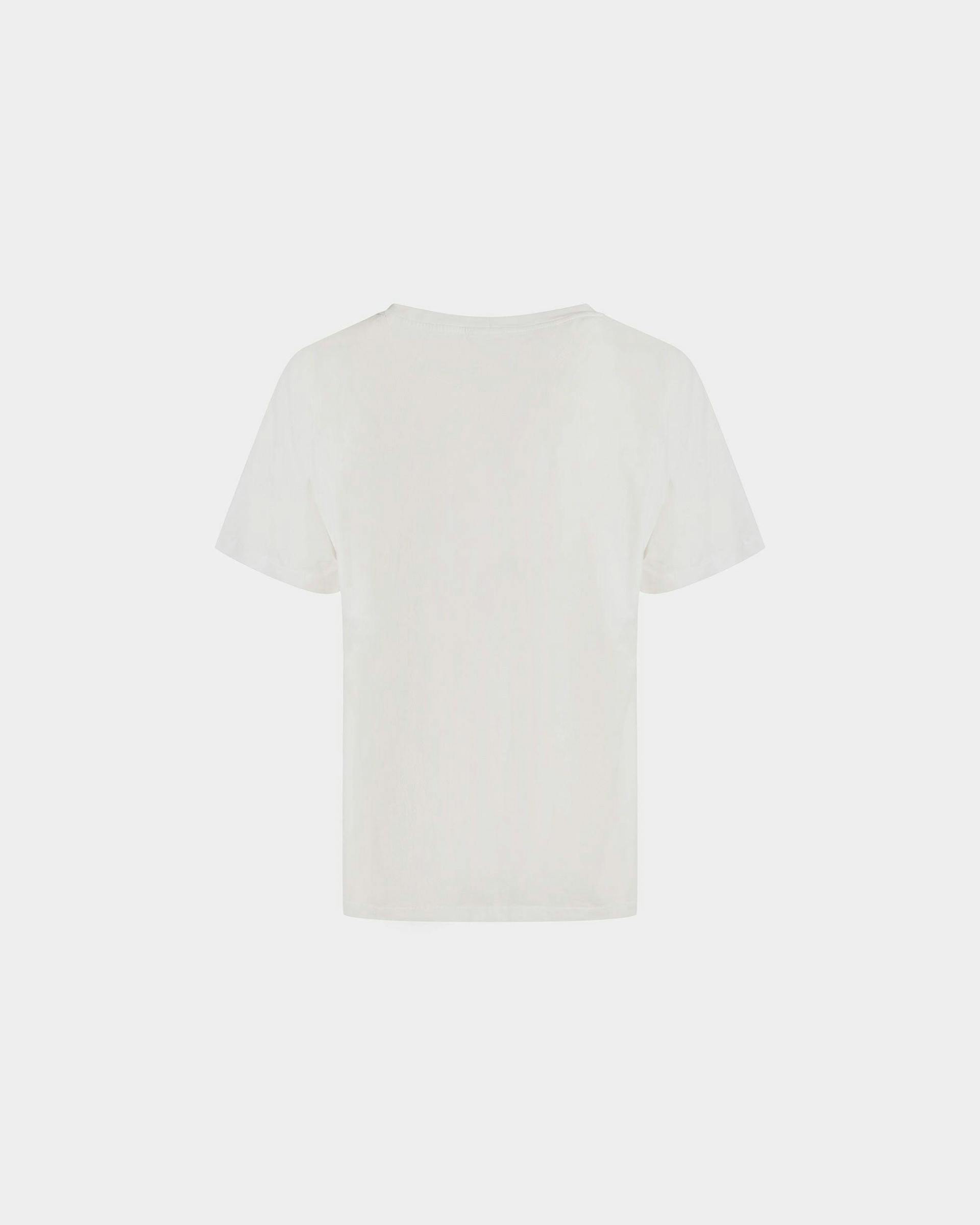 T-Shirt Laminata In Cotone Bianco - Uomo - Bally - 07