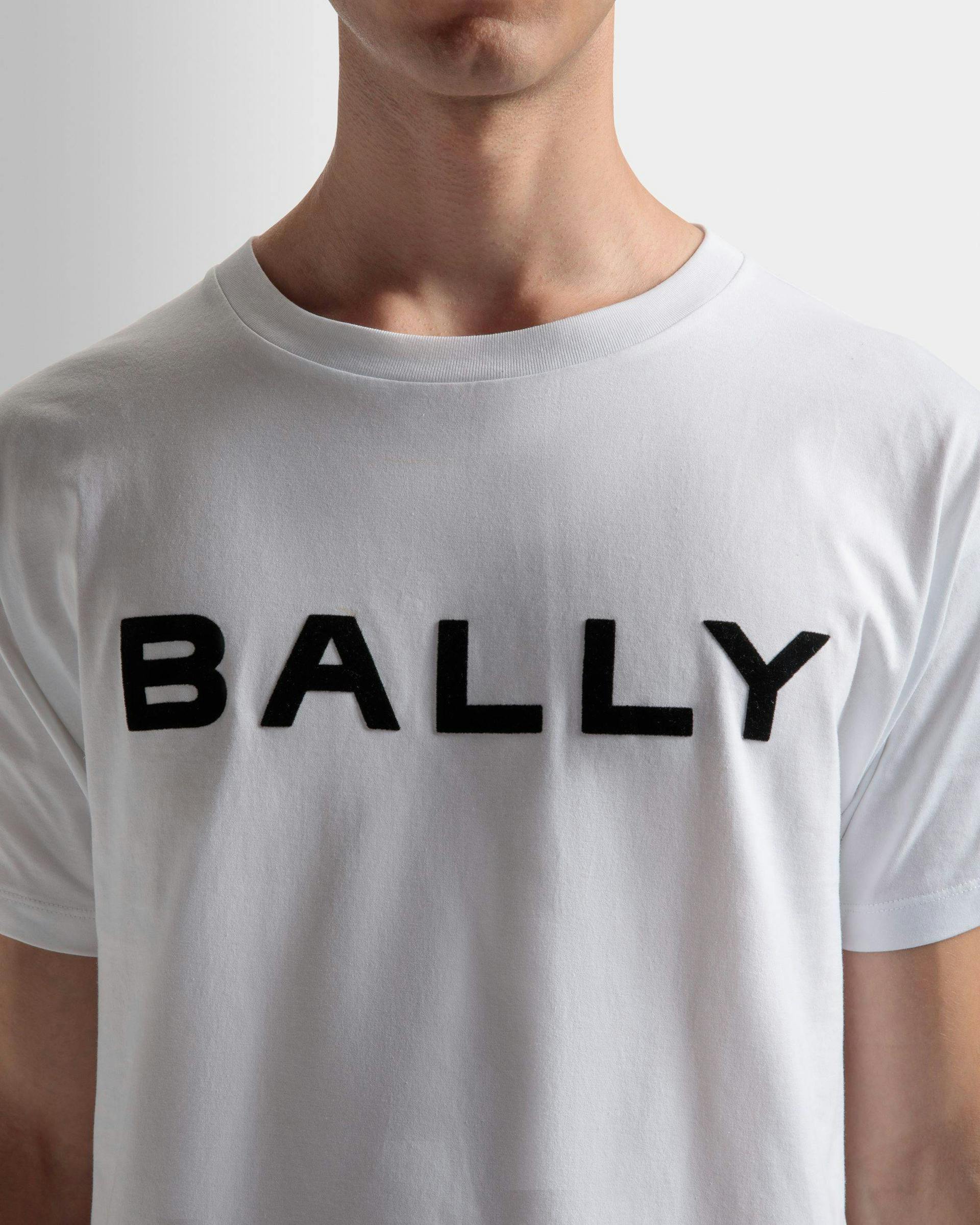 T-Shirt Mit Logo Aus Weißer Baumwolle - Herren - Bally - 04