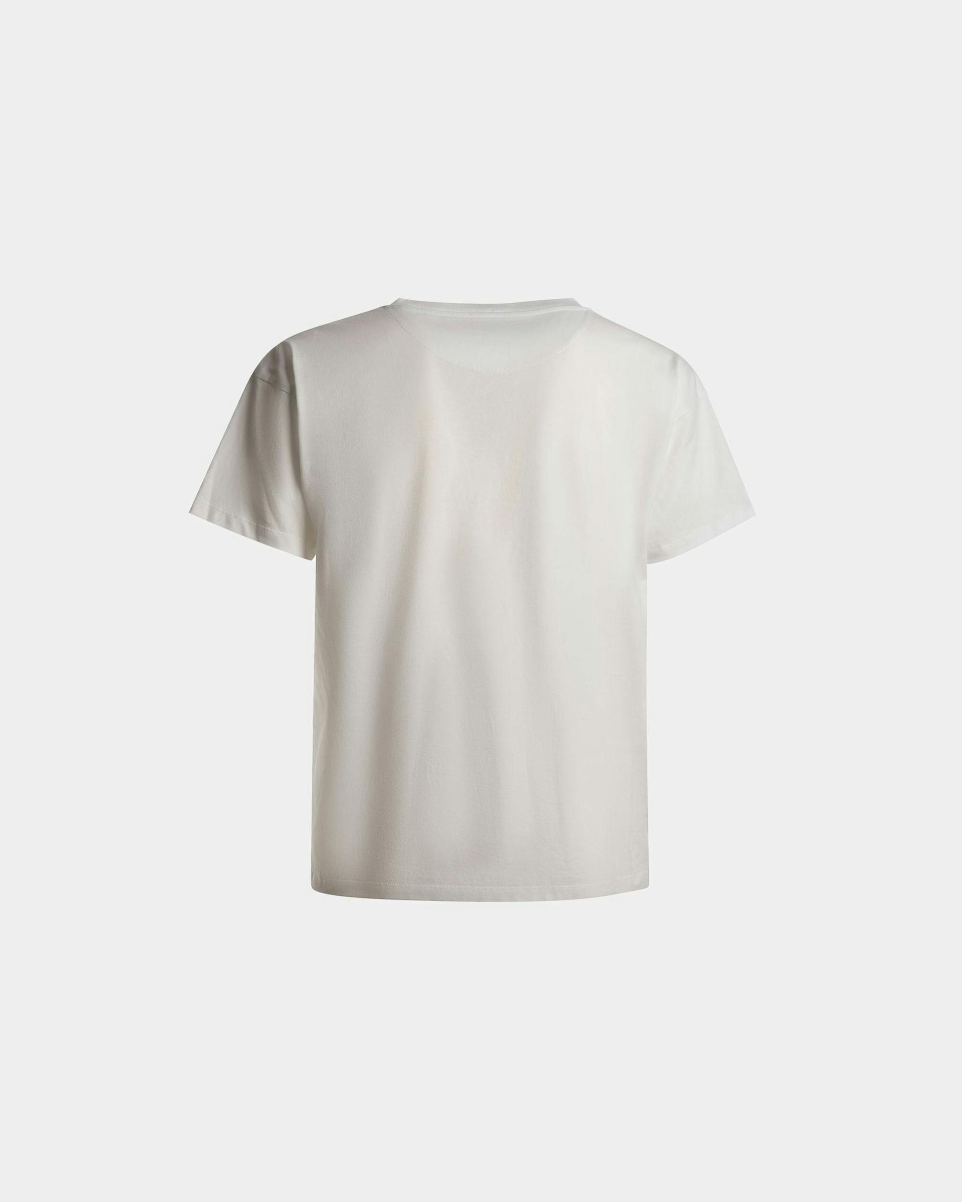 T-Shirt Con Logo In Cotone Bianco - Uomo - Bally - 07