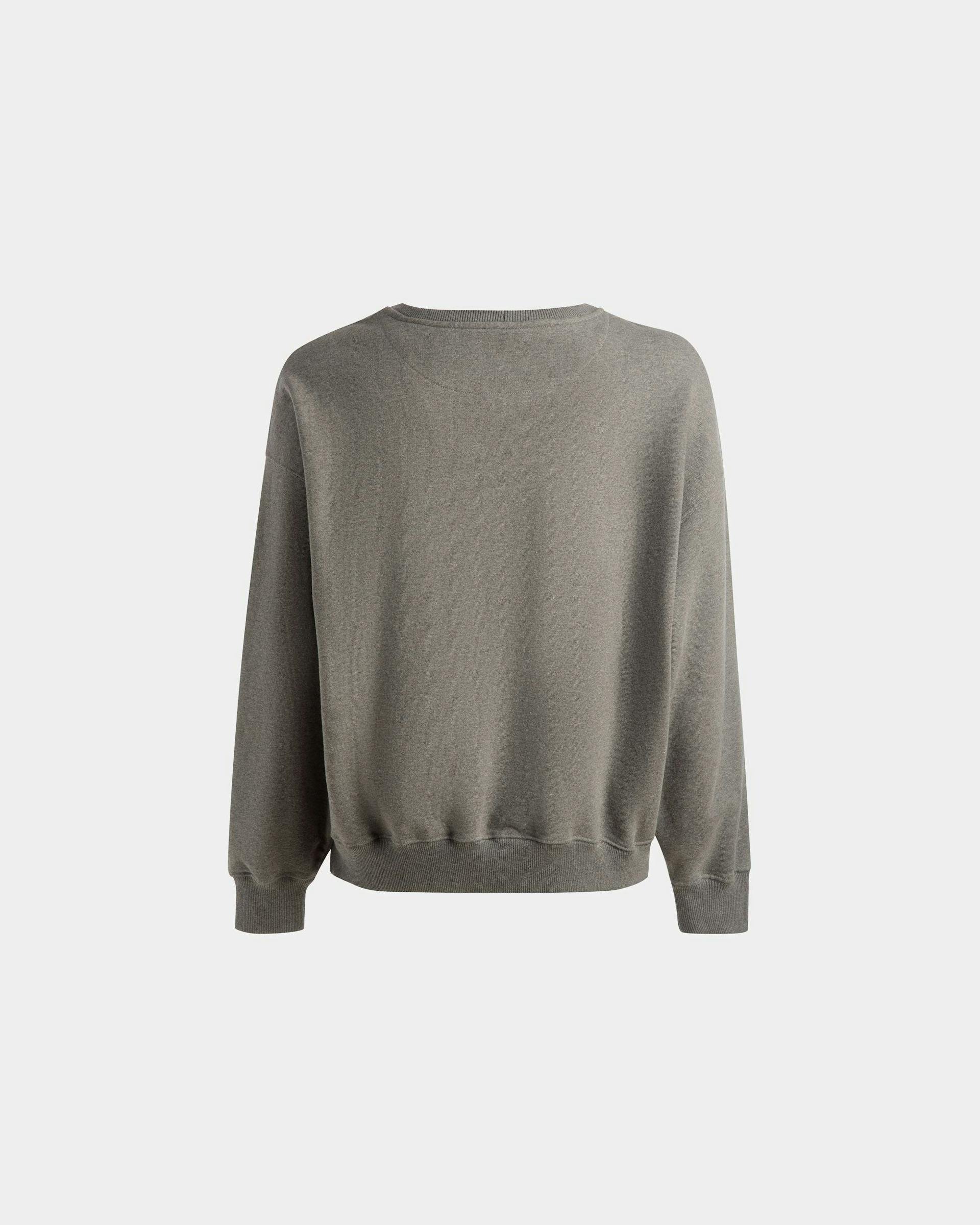 Bedrucktes Sweatshirt Aus Grau Melierter Baumwolle - Herren - Bally - 07