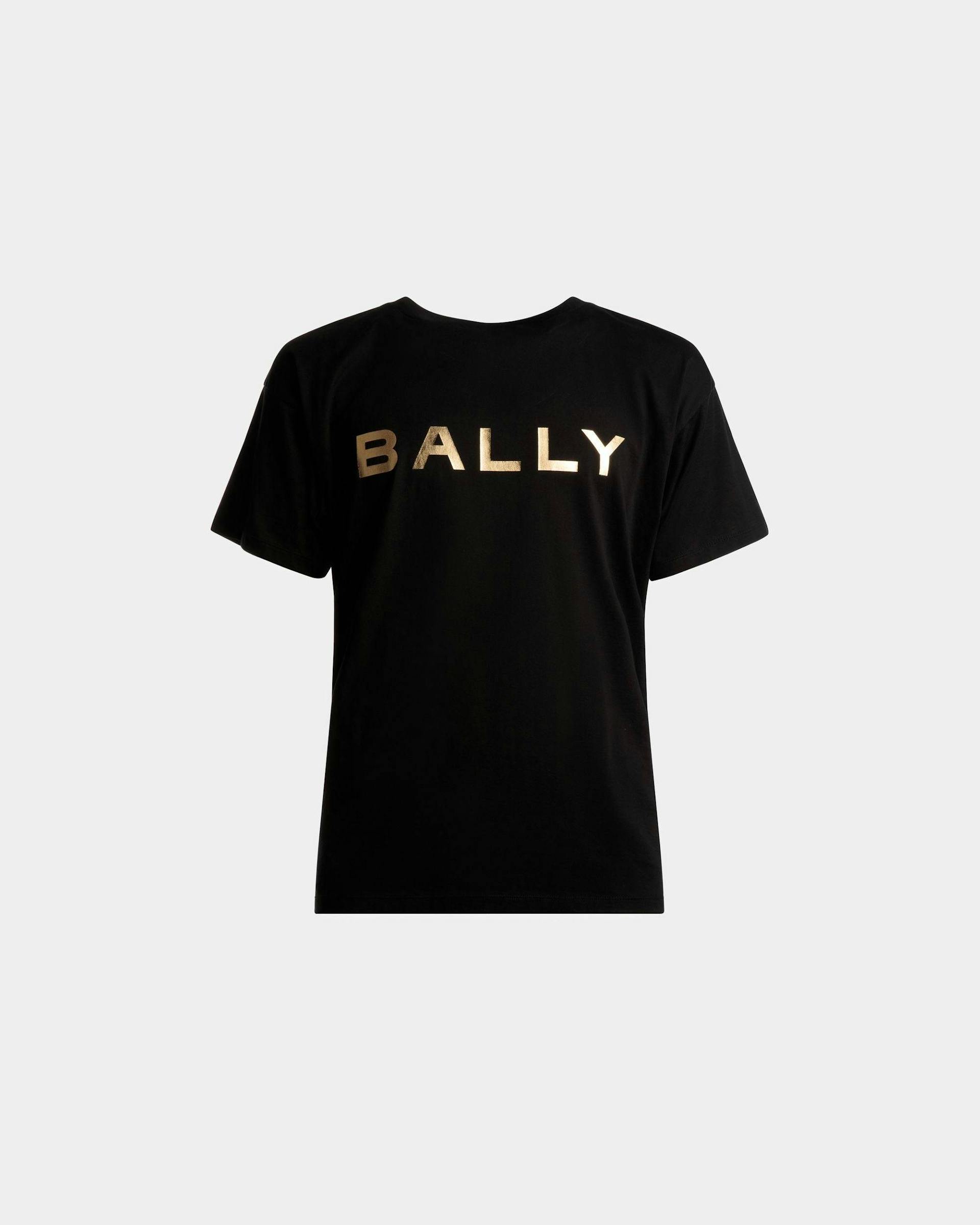 T-Shirt Mit Logo Aus Schwarzer Baumwolle - Herren - Bally - 01