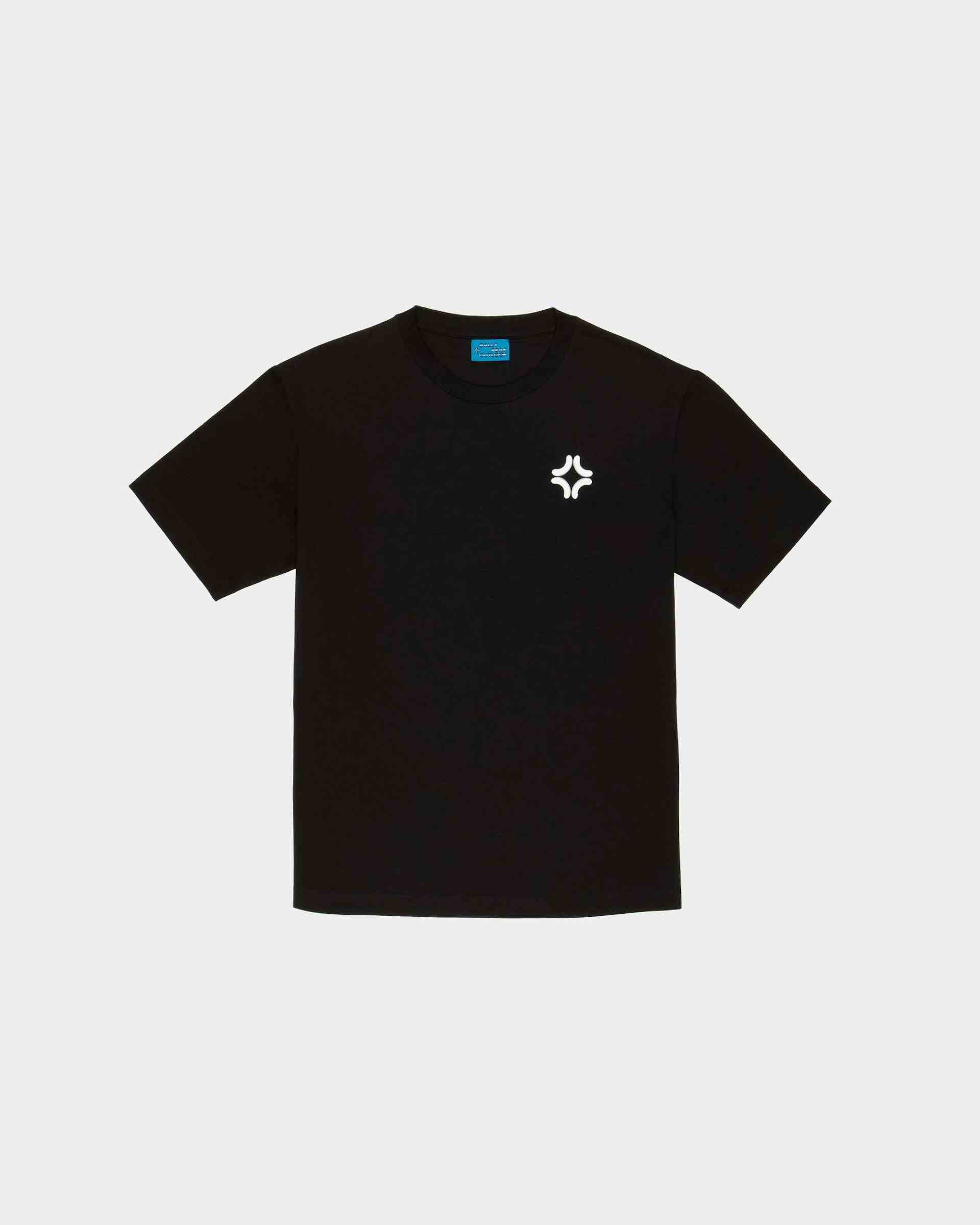 T-Shirt Bally Peak Outlook In Cotone Organico Colore Nero - Uomo - Bally