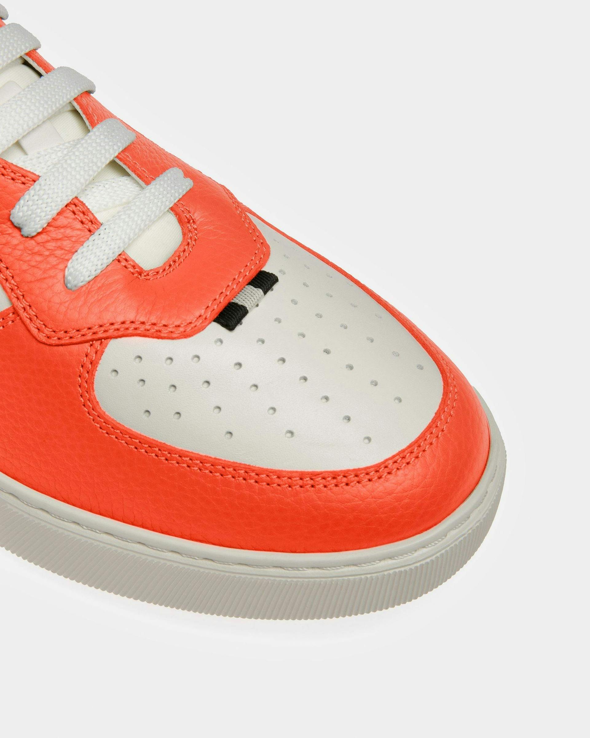 Mark Sneakers Aus Leder In Orange Und Weiß - Herren - Bally - 06