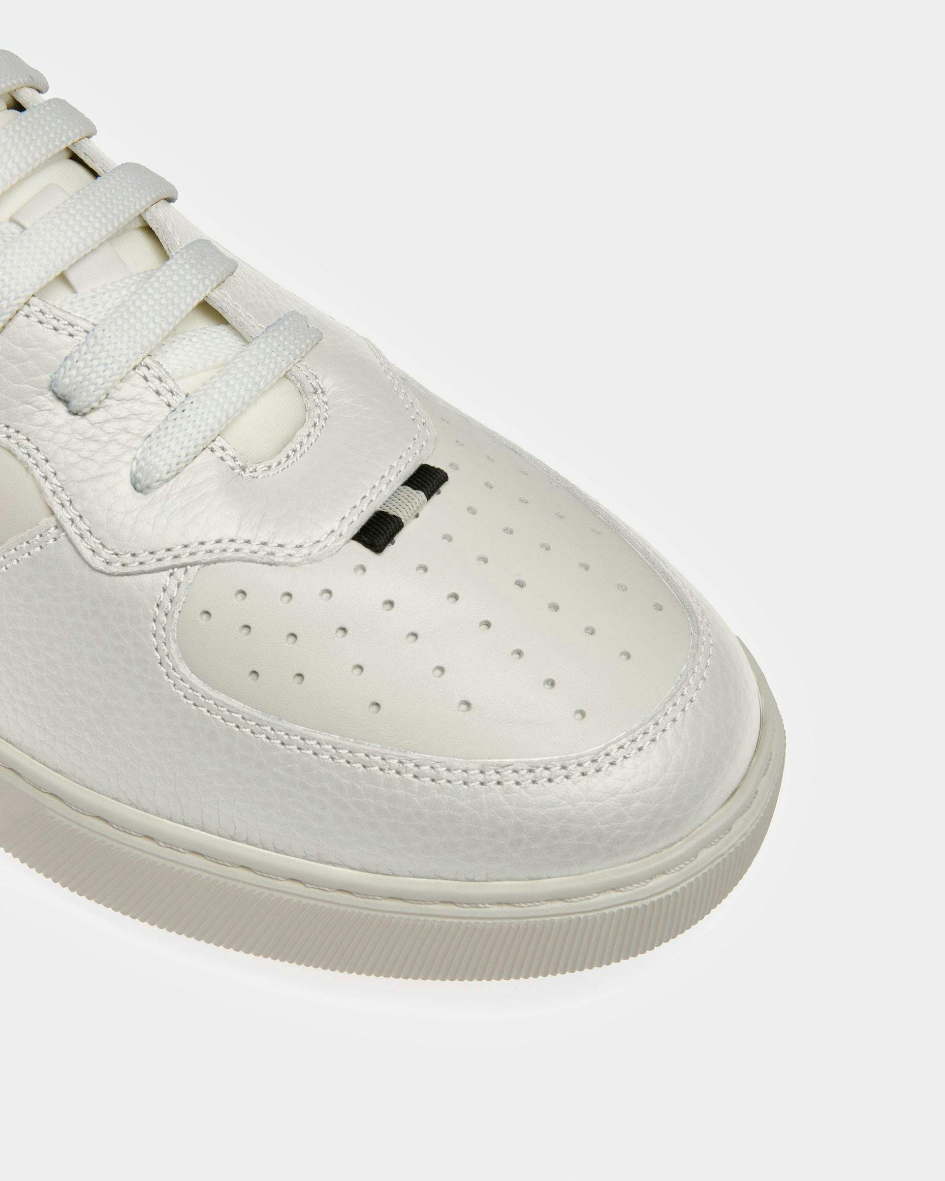 Mark Sneaker In Pelle E Tessuto Bianco - Uomo - Bally - 05