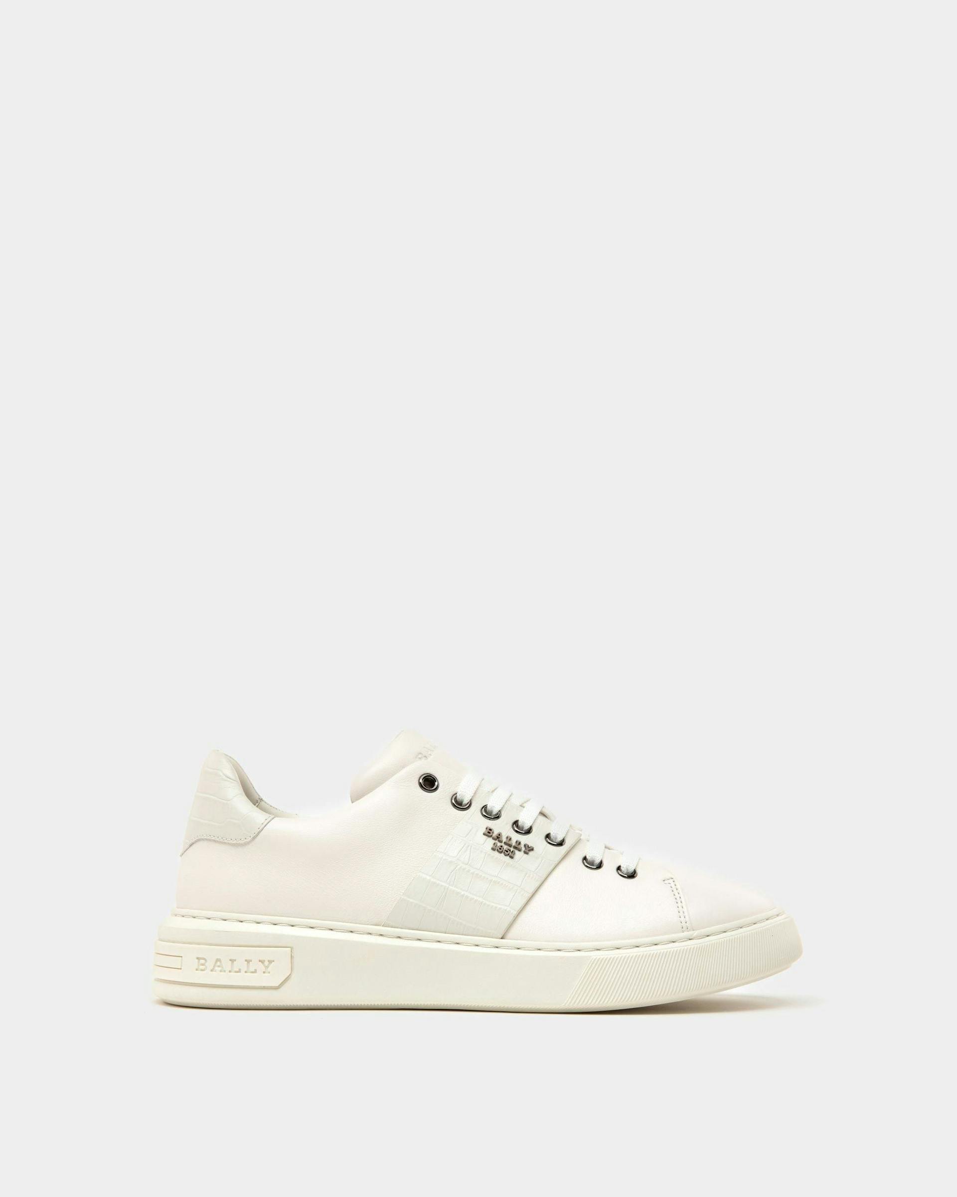 Mattye Sneaker In Pelle Colore Bianco - Uomo - Bally - 01