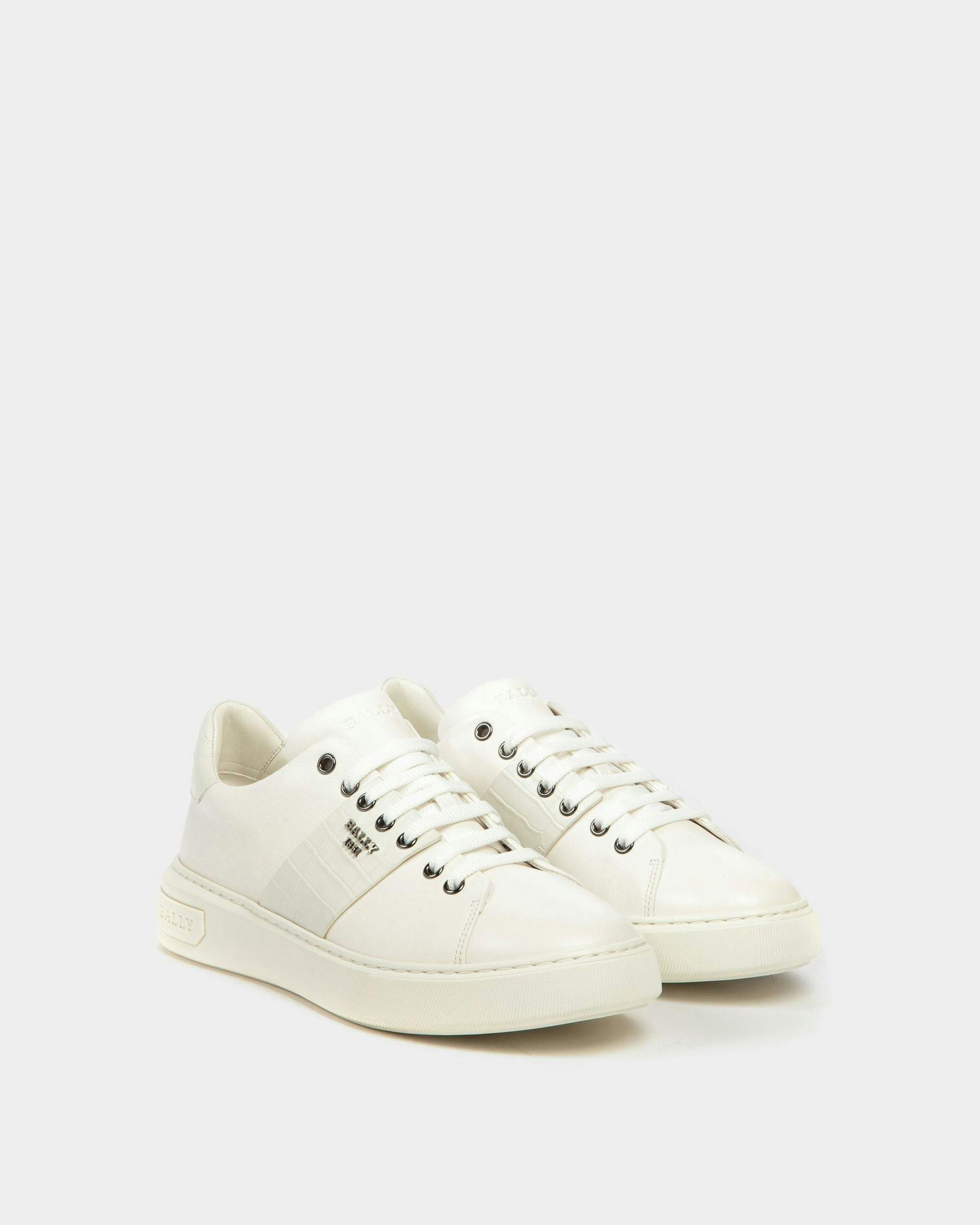 Mattye Sneaker In Pelle Colore Bianco - Uomo - Bally - 03