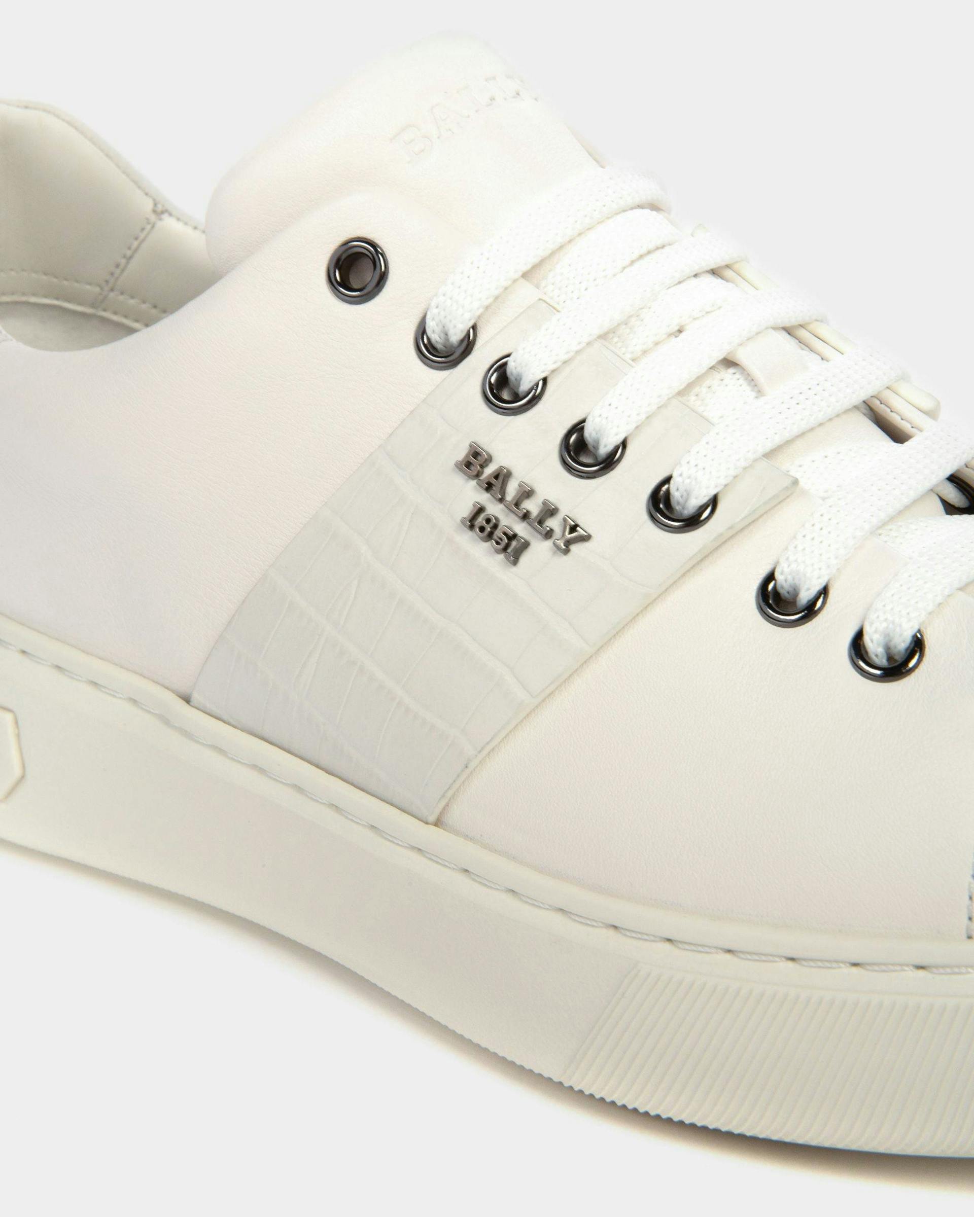 Mattye Sneaker In Pelle Colore Bianco - Uomo - Bally - 04