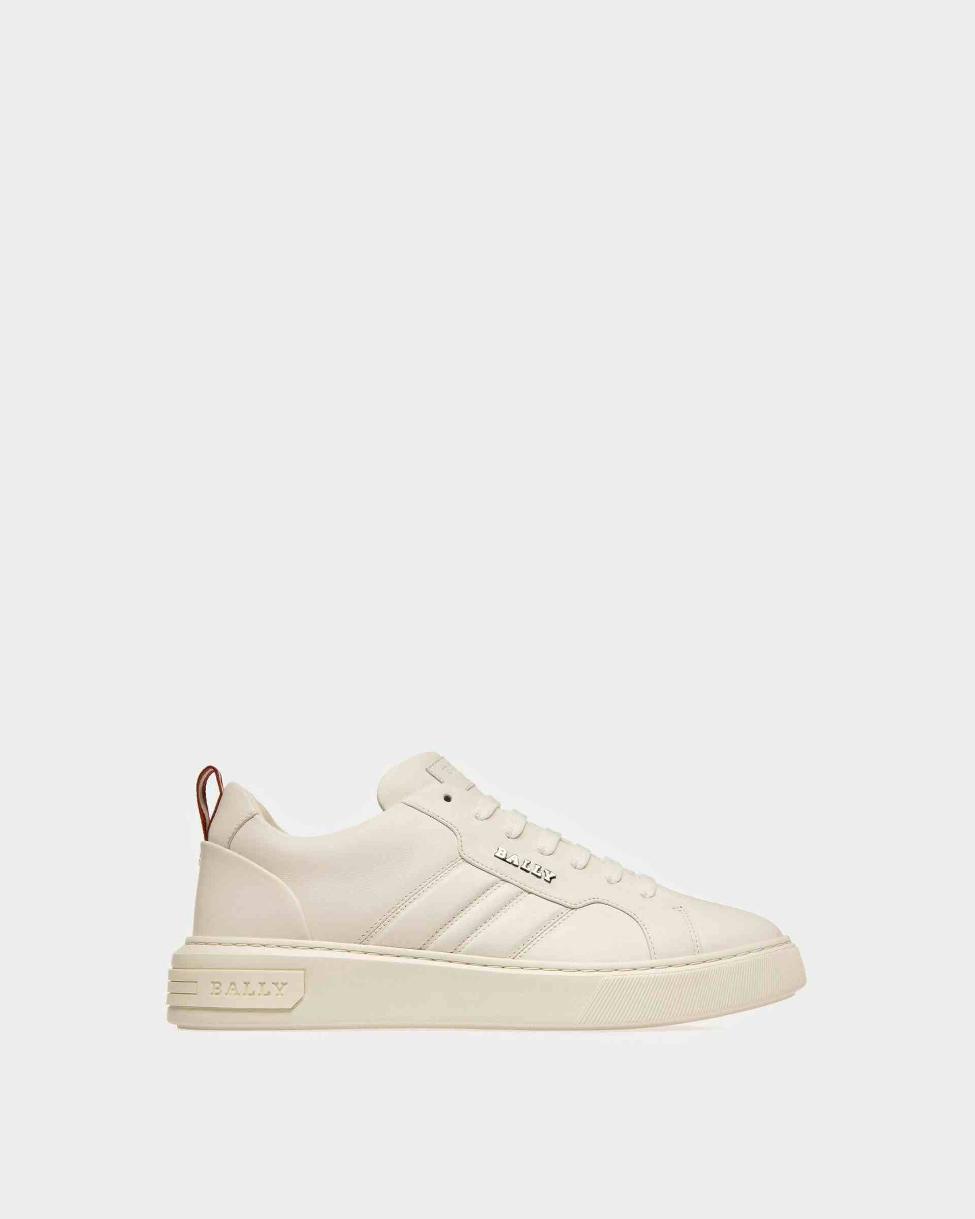 Maxim Leather Sneakers In White - Men's - Bally