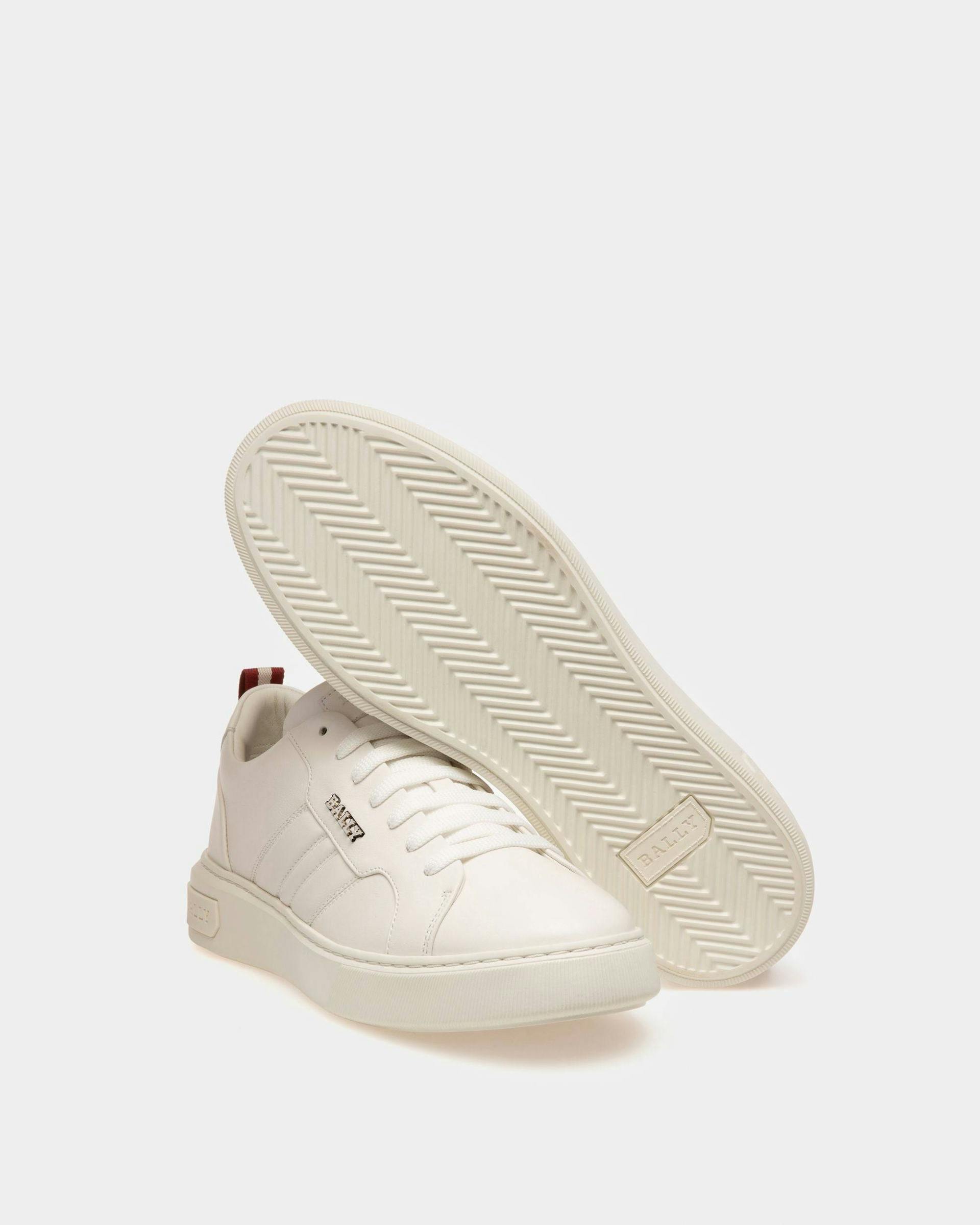 Maxim Leather Sneakers In White - Men's - Bally - 05