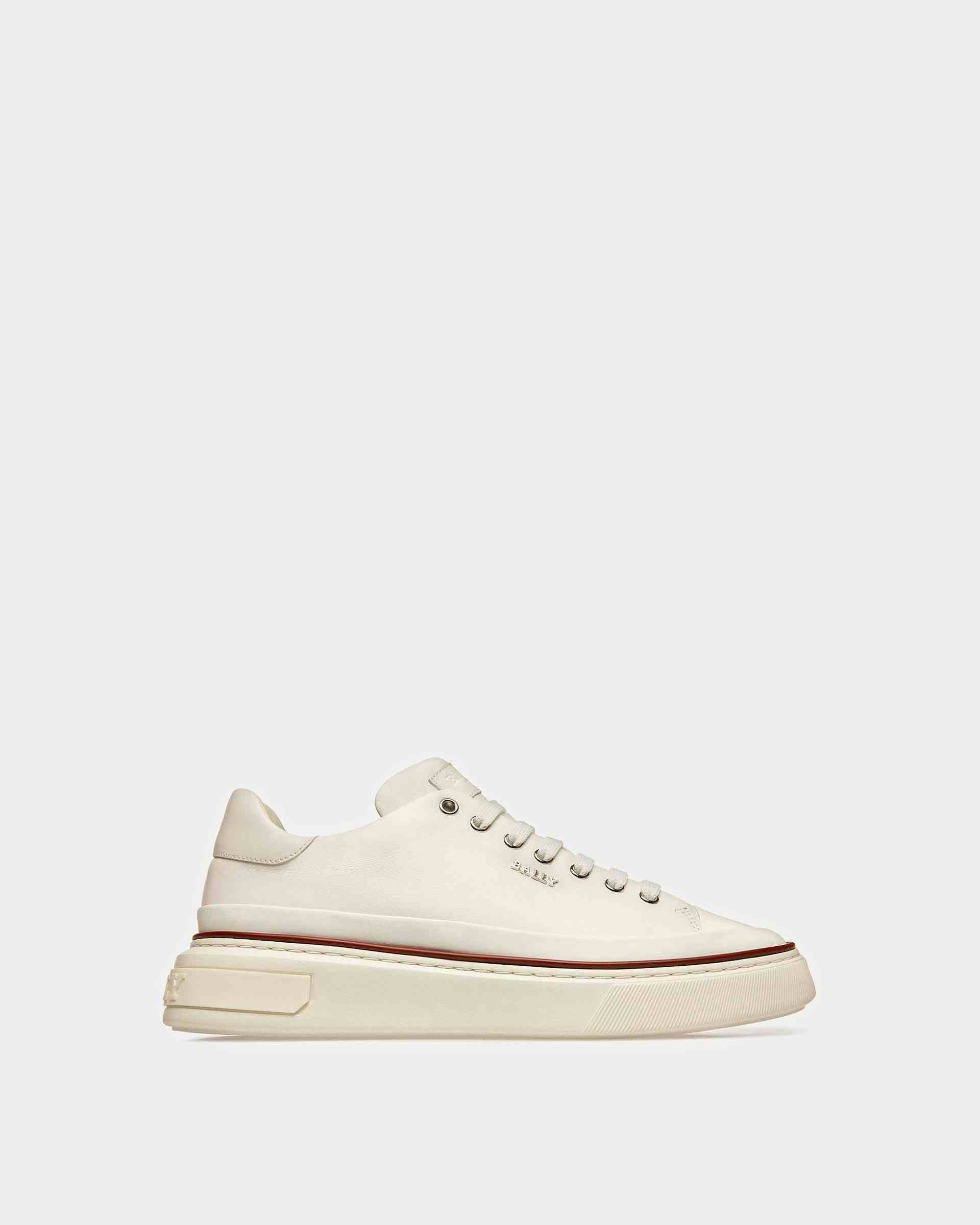 Maily Sneaker In Pelle Colore Bianco - Uomo - Bally