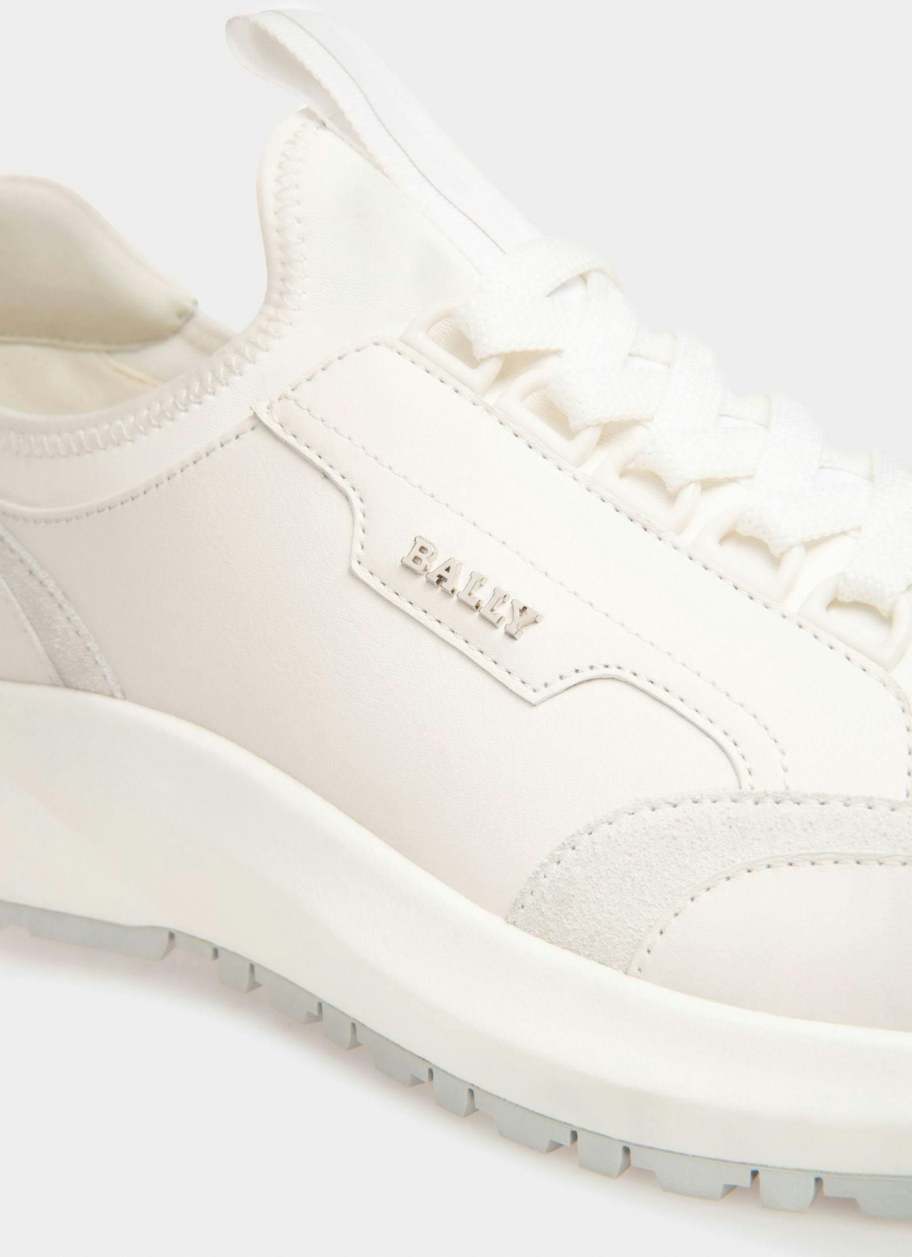 Deven Sneakers En Cuir Blanc - Homme - Bally - 06