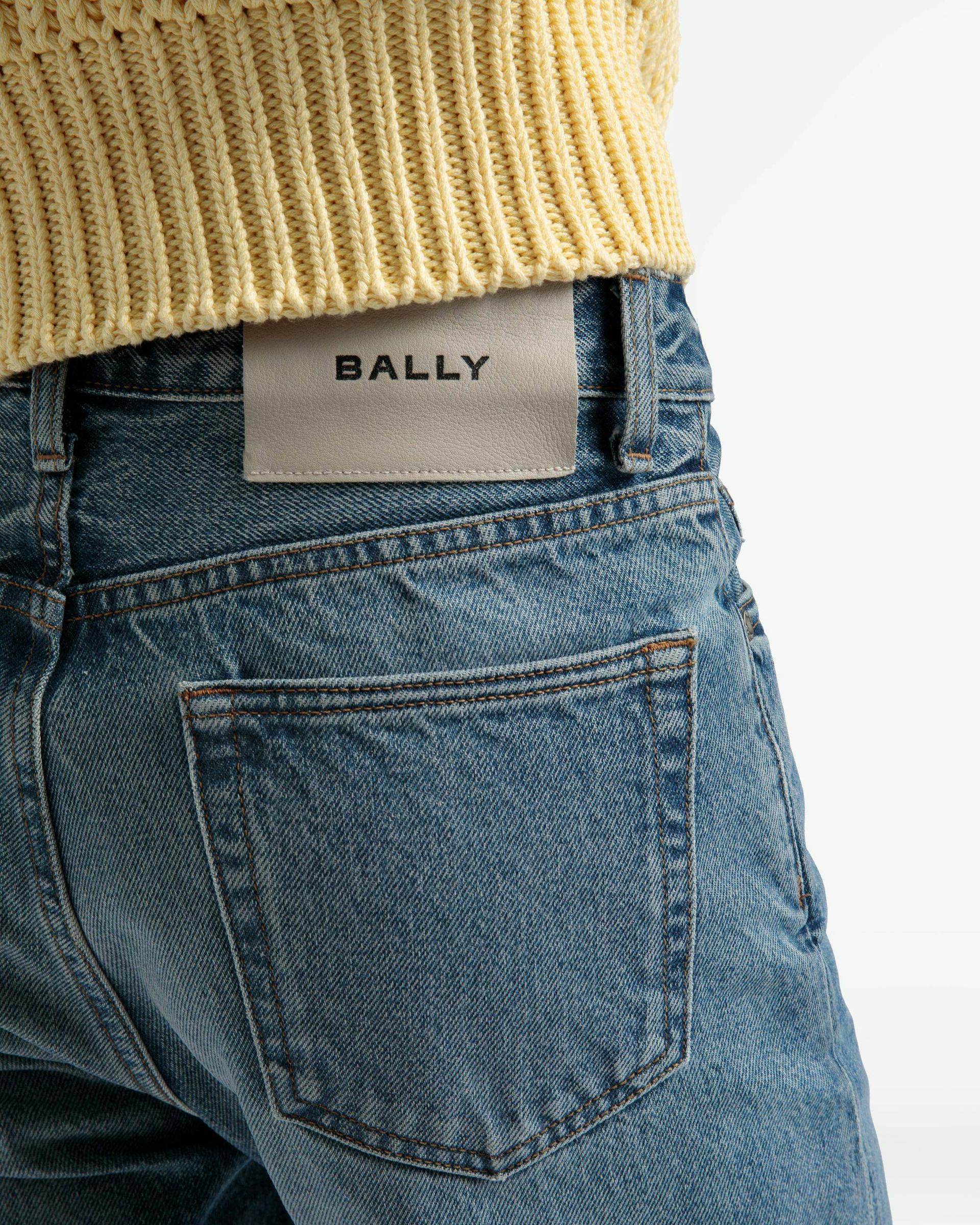 Pantalone A Gamba Dritta In Blu Denim - Uomo - Bally - 04