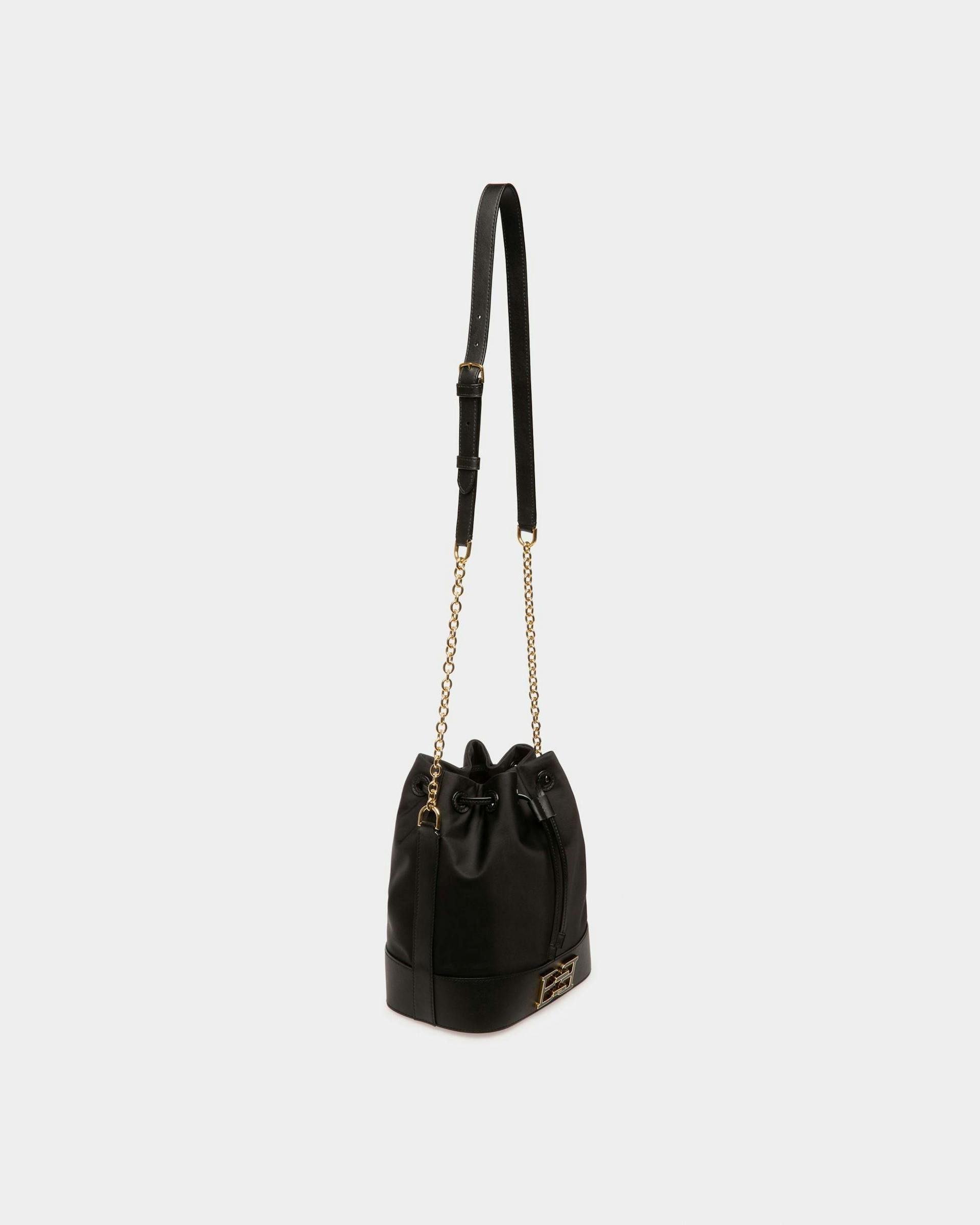 Eoh Nylon Bucket Bag In Black - Women's - Bally - 06