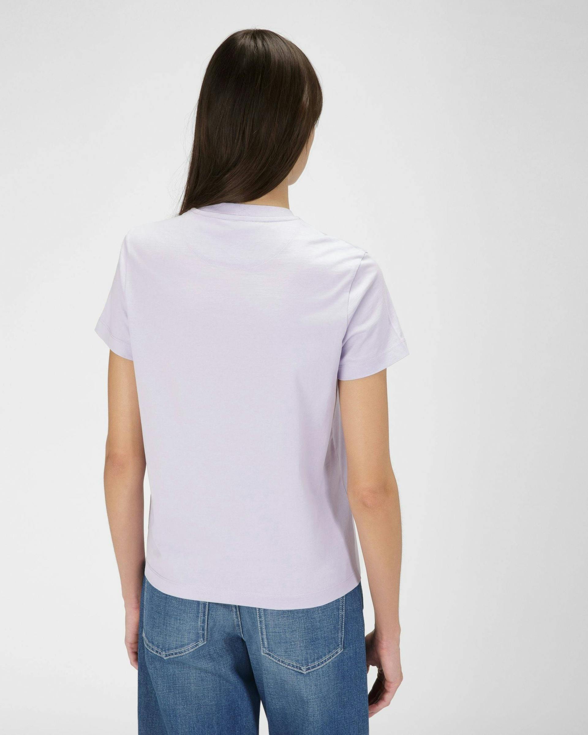 T-Shirt En Coton Biologique Violet - Femme - Bally - 03