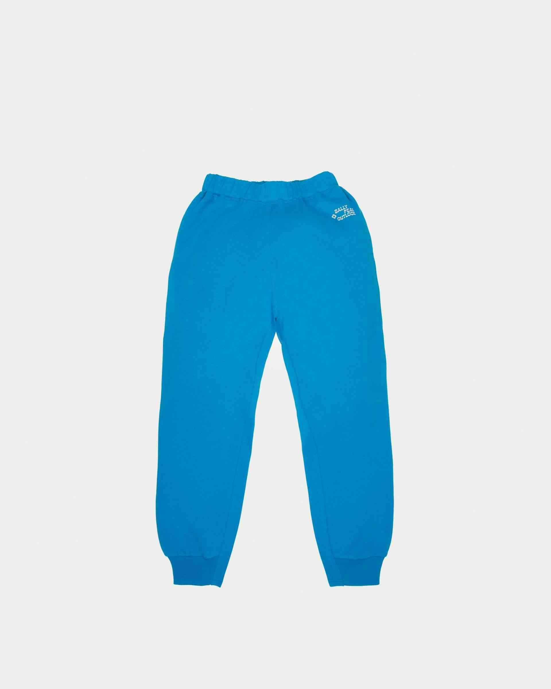 Joggers Bally Peak Outlook In Cotone Organico Colore Blu - Donna - Bally