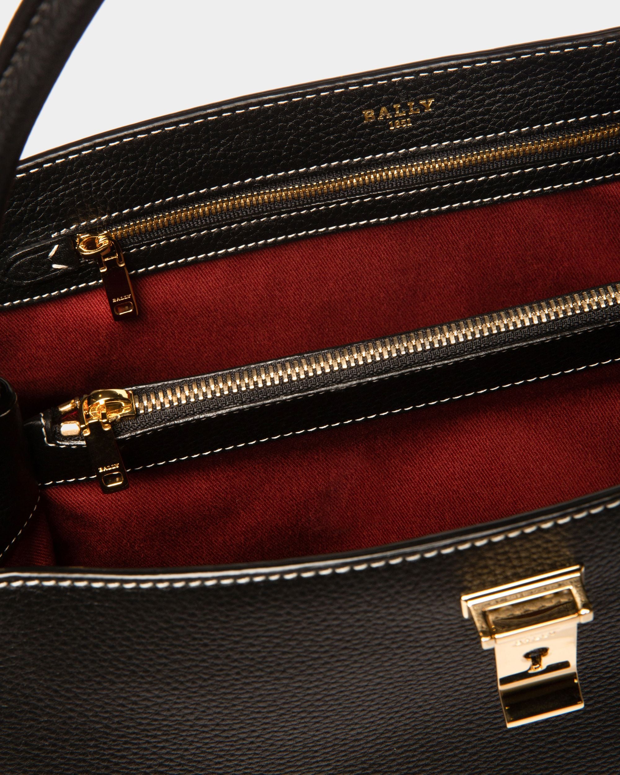 Layka Borsa A Mano In Pelle Nera - Donna - Bally - 05