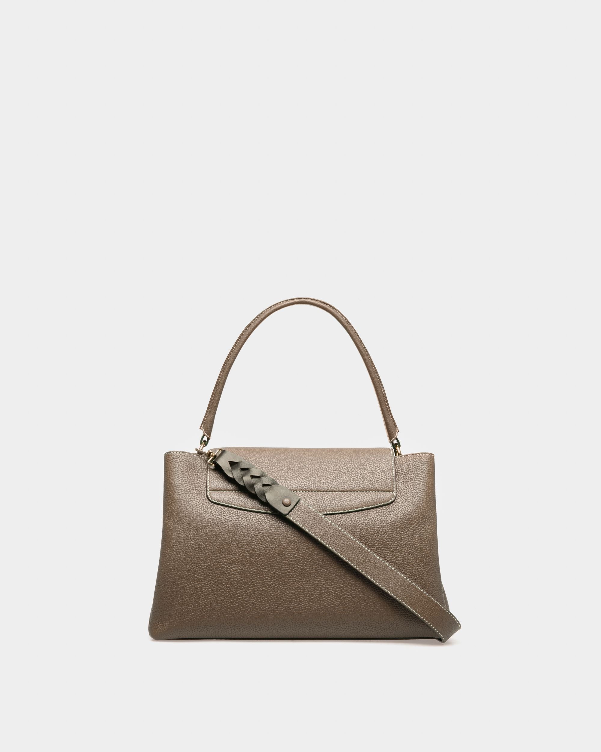 Layka Henkeltasche Aus Hellbraun Leder - Women's - Bally - 03
