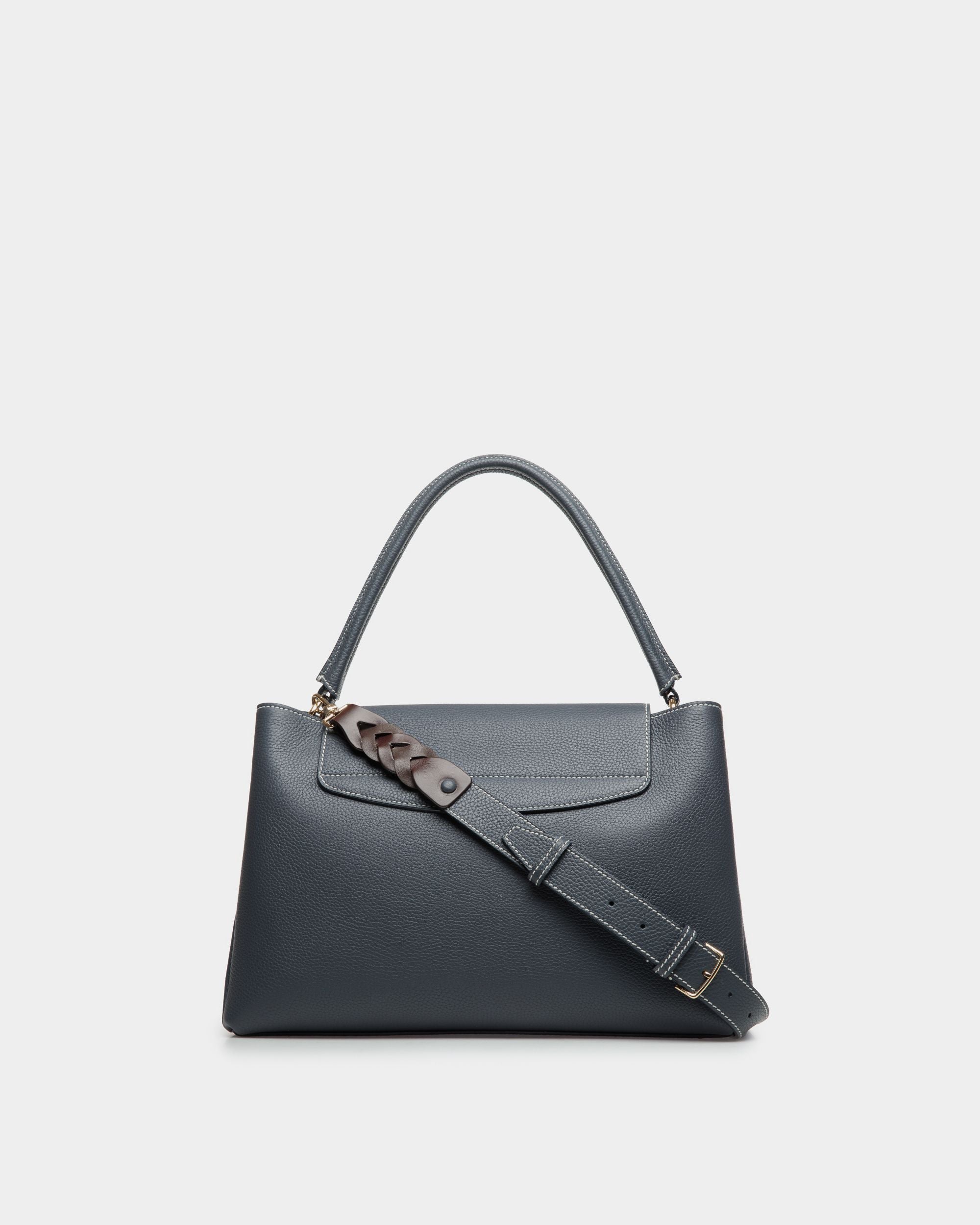 Sac À Anse Supérieure Lock Me En Cuir - Femme - Bally - 02