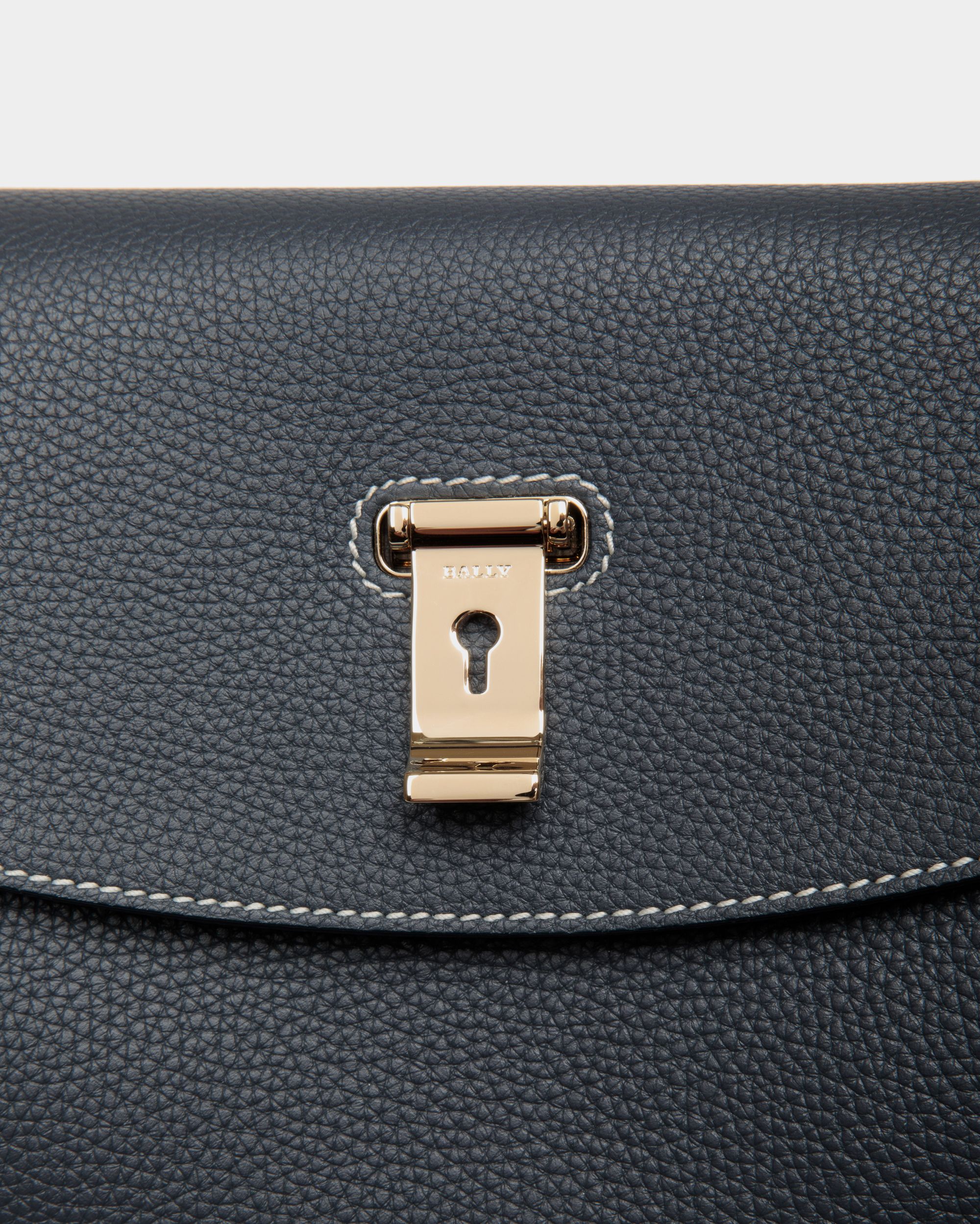 Sac À Anse Supérieure Lock Me En Cuir - Femme - Bally - 05