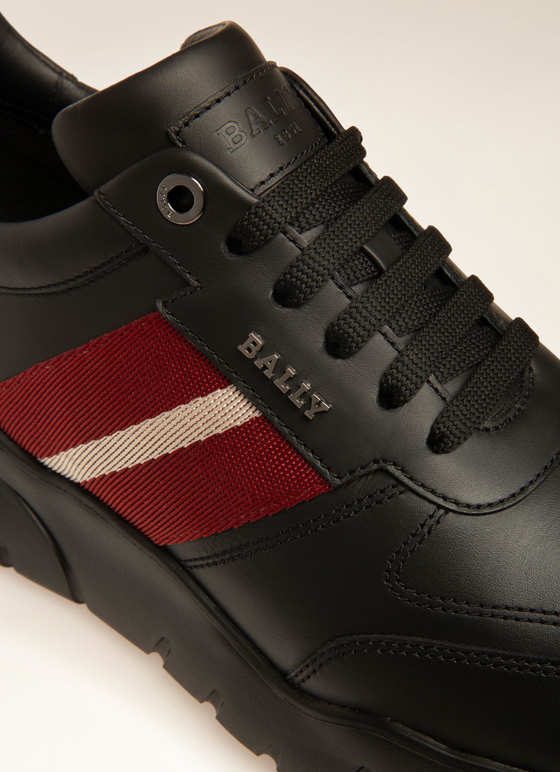 Blerry Sneakers En Cuir Noir - Homme - Bally - 02