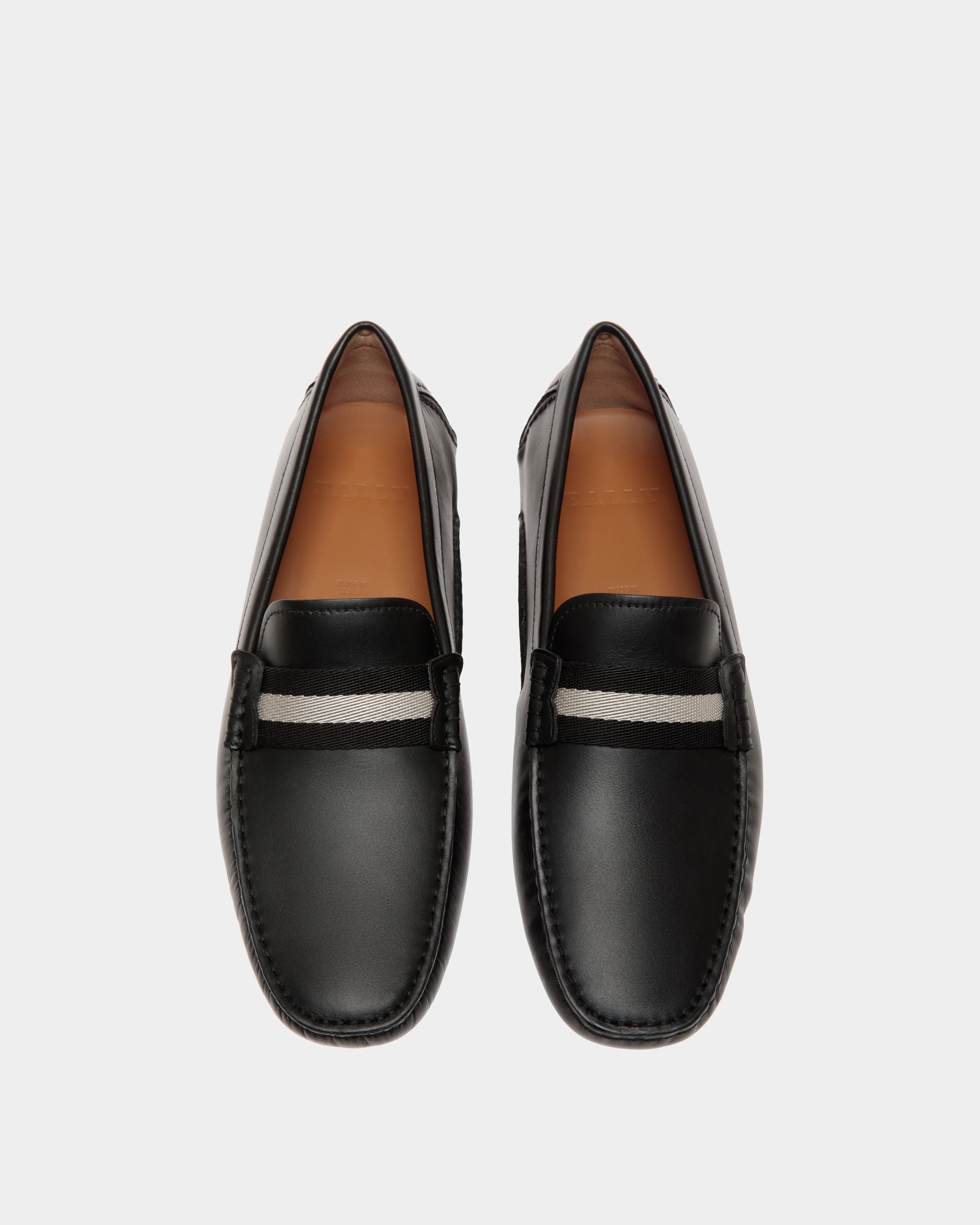 Waltec Driver-Schuh Aus Leder In Schwarz - Herren - Bally - 04