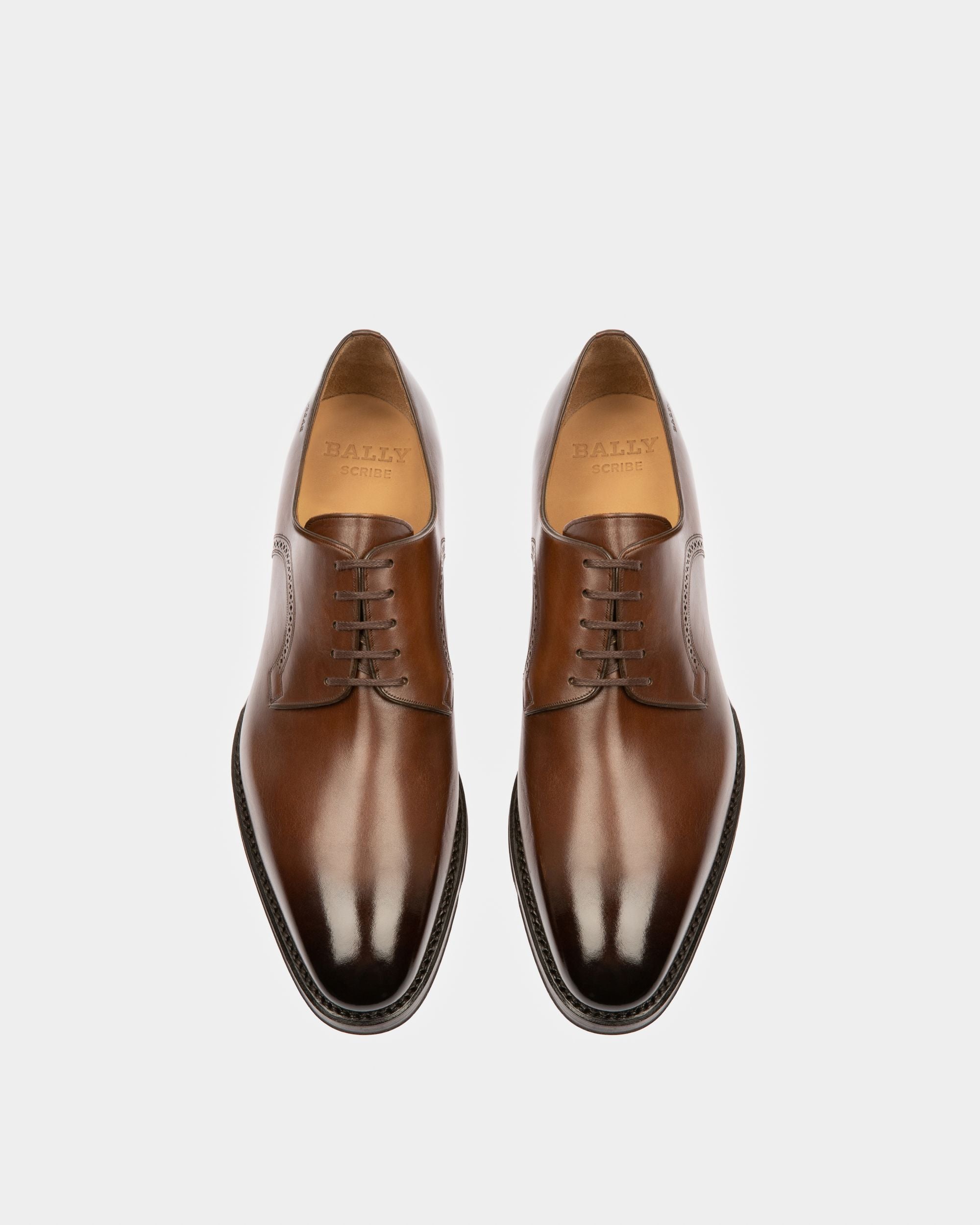 Scamardo Derby In Pelle Marrone - Uomo - Bally - 02