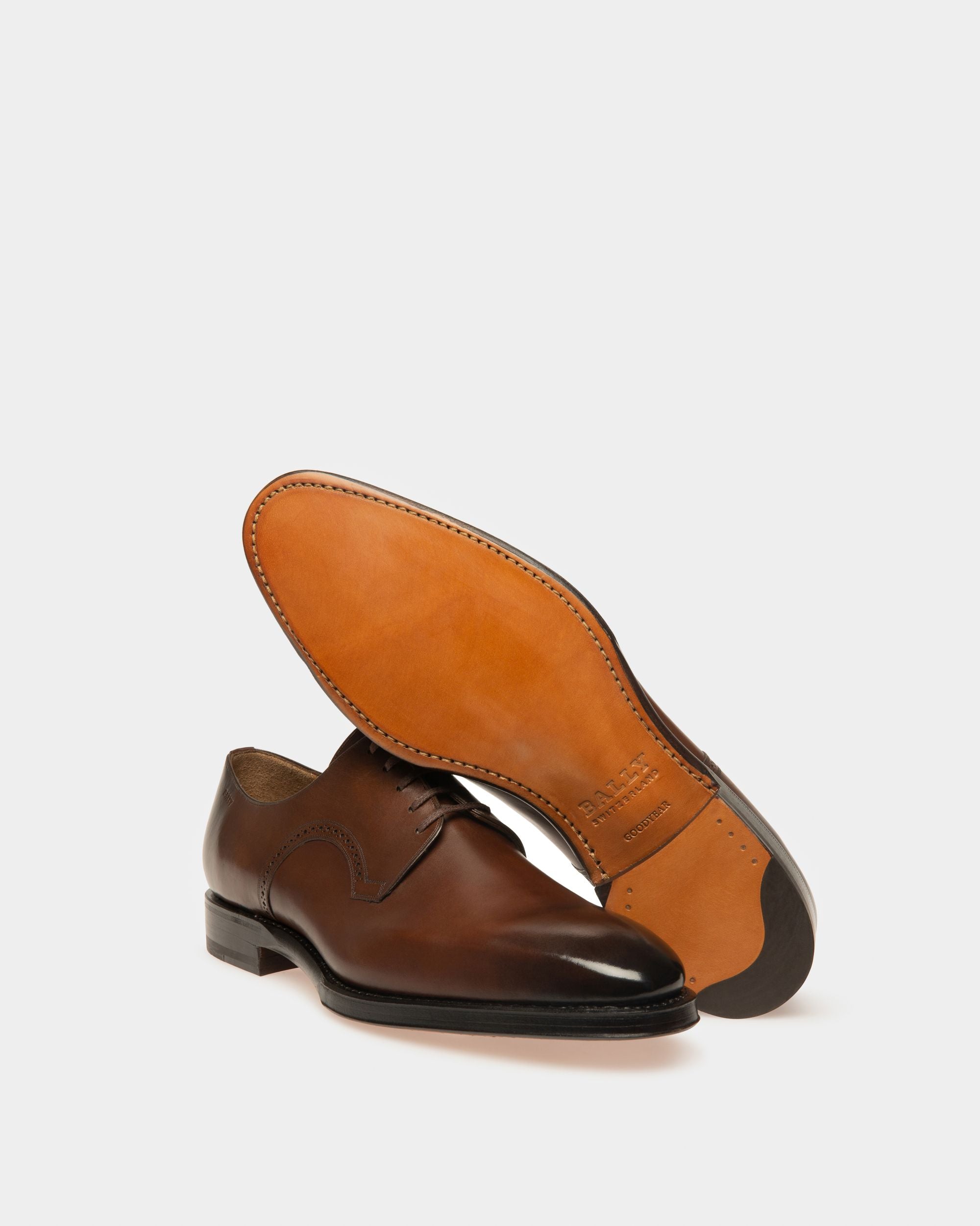 Scamardo Derby In Pelle Marrone - Uomo - Bally - 04