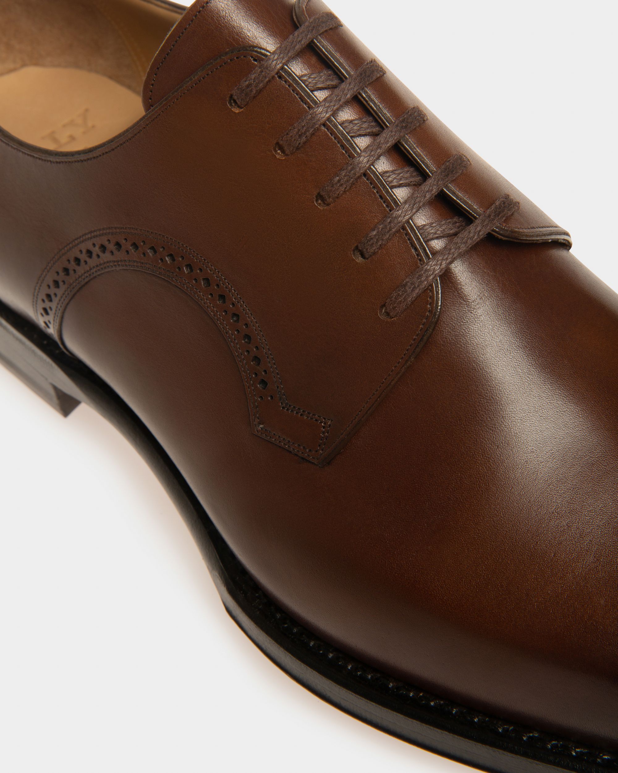 Scamardo Derby In Pelle Marrone - Uomo - Bally - 05
