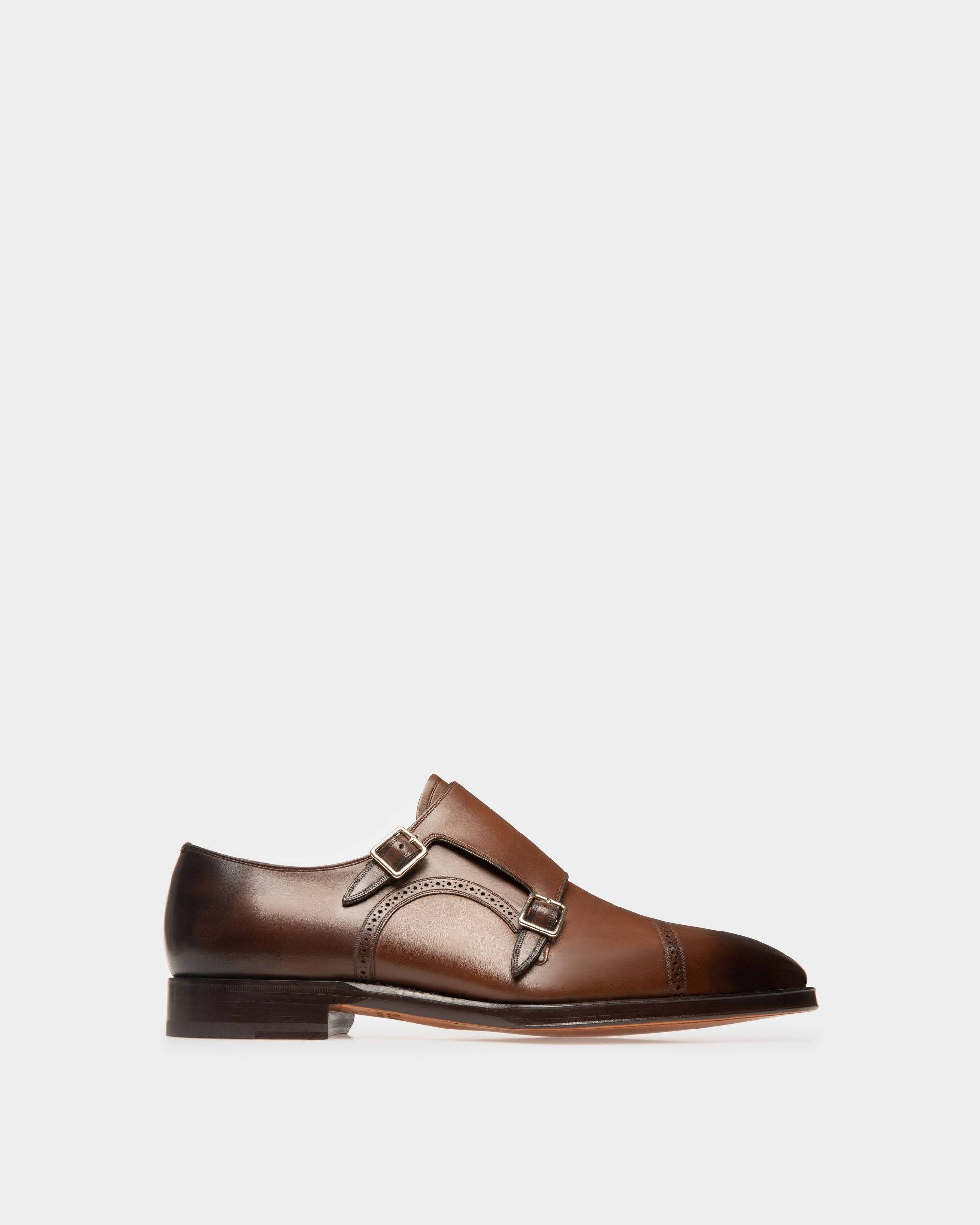 Scardino Monkstrap-Schuh Für Herren Aus Leder In Mittelbraun - Herren - Bally - 01