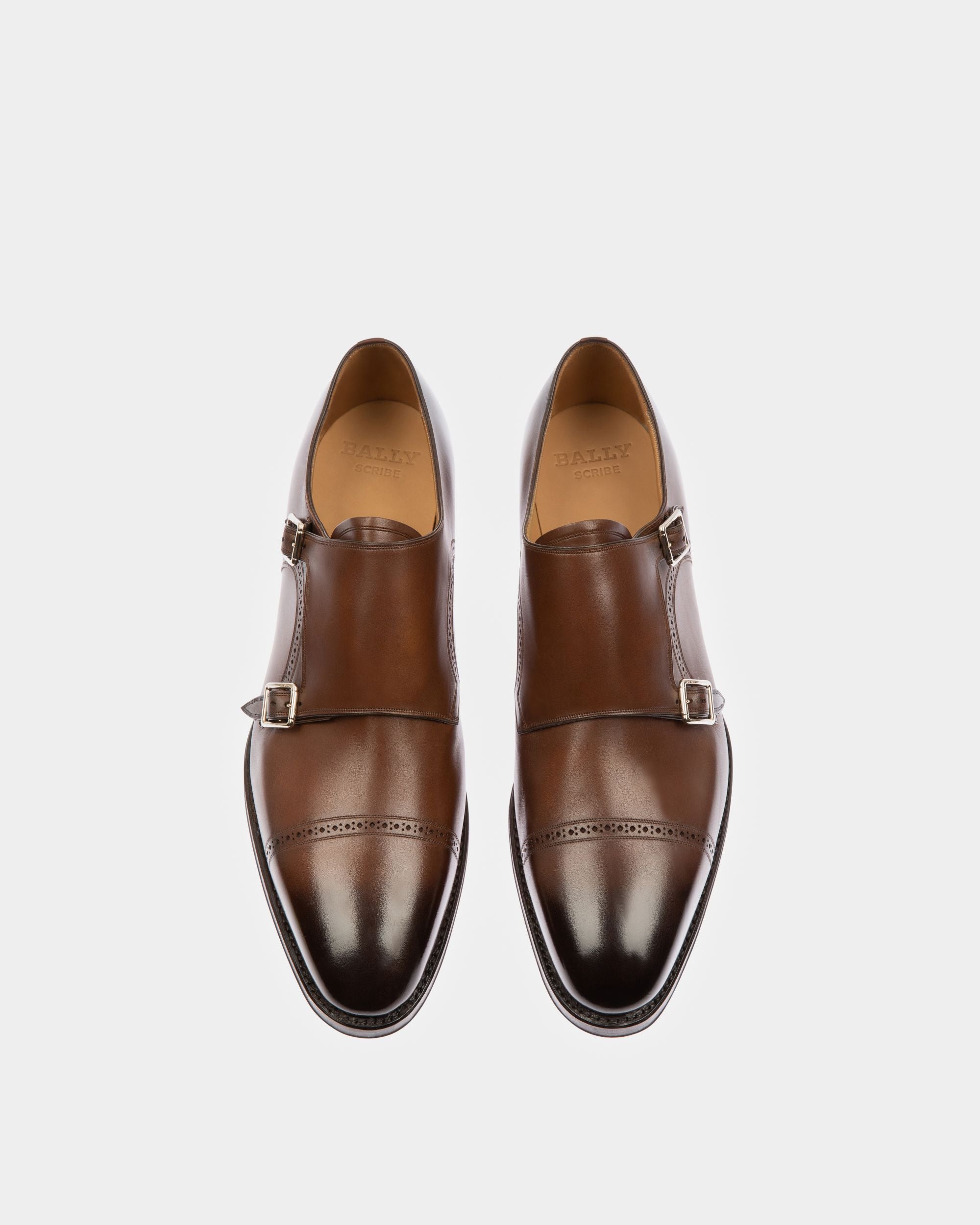 Scardino Monkstrap-Schuh Für Herren Aus Leder In Mittelbraun - Herren - Bally - 02