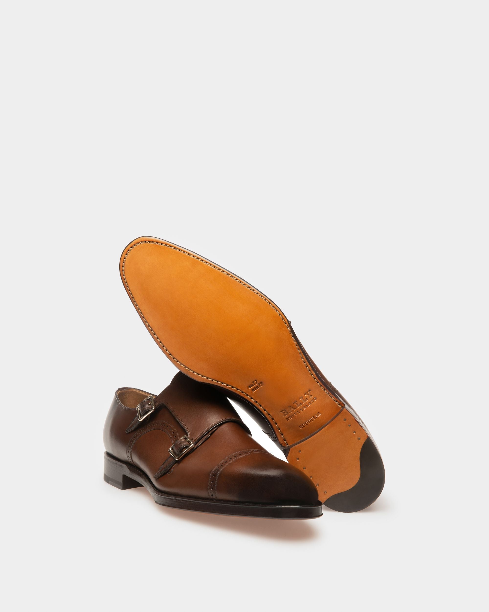 Scardino Monkstrap-Schuh Für Herren Aus Leder In Mittelbraun - Herren - Bally - 04