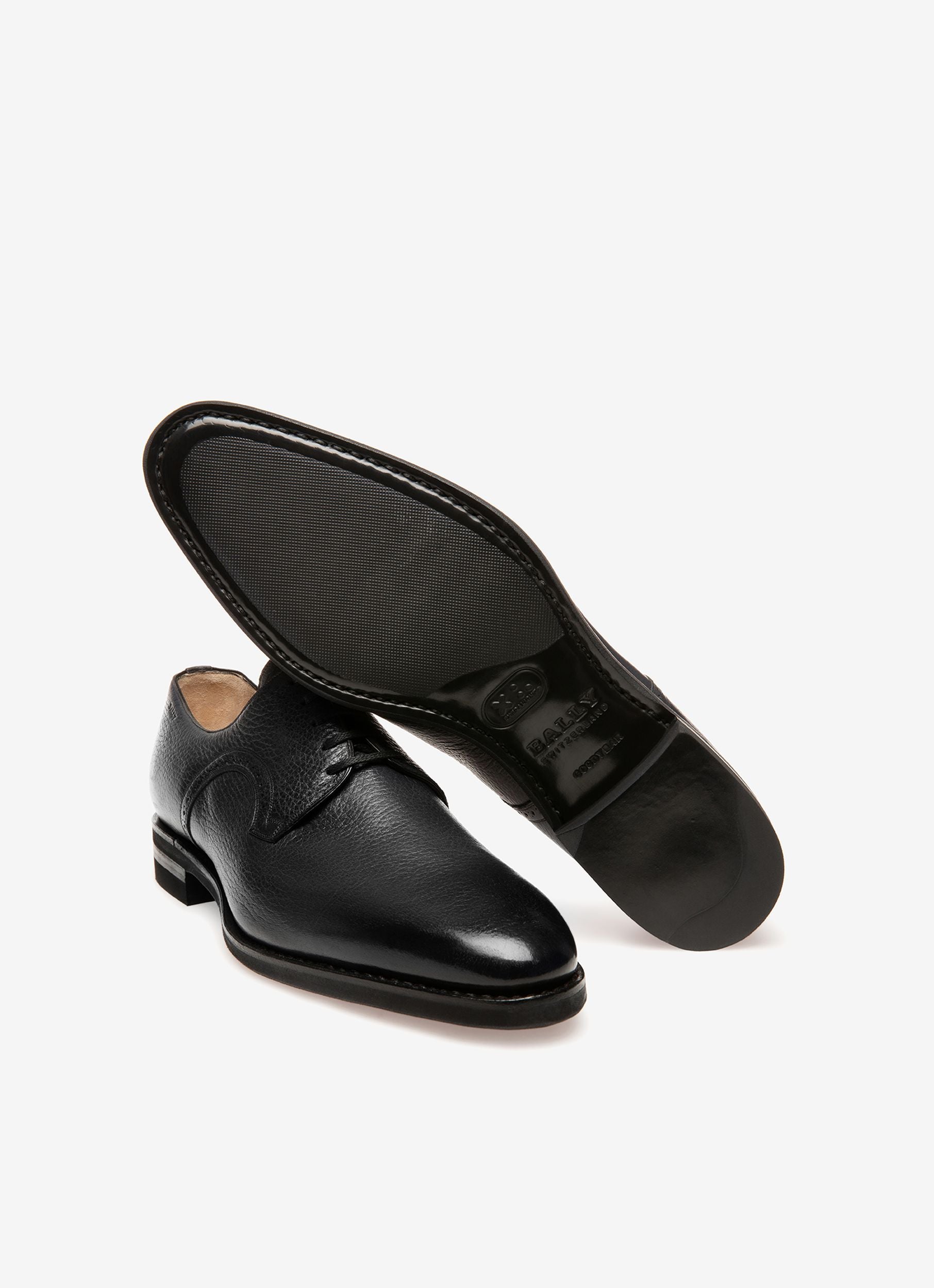 Scrivani Derbyschuhe Aus Schwarzem Leder - Herren - Bally - 03