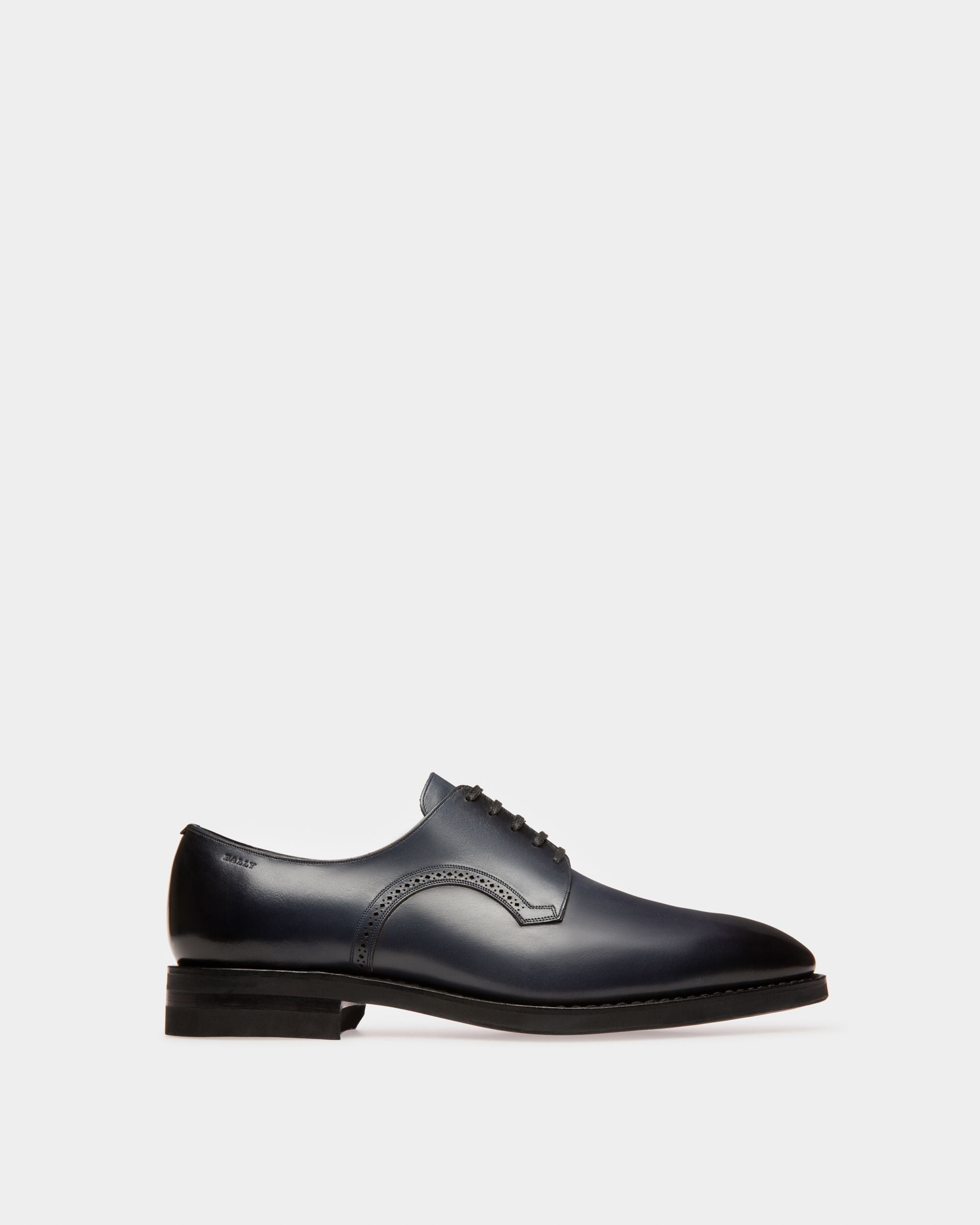 Scrivani Derbyschuhe Aus Marineblauem Leder - Herren - Bally - 01