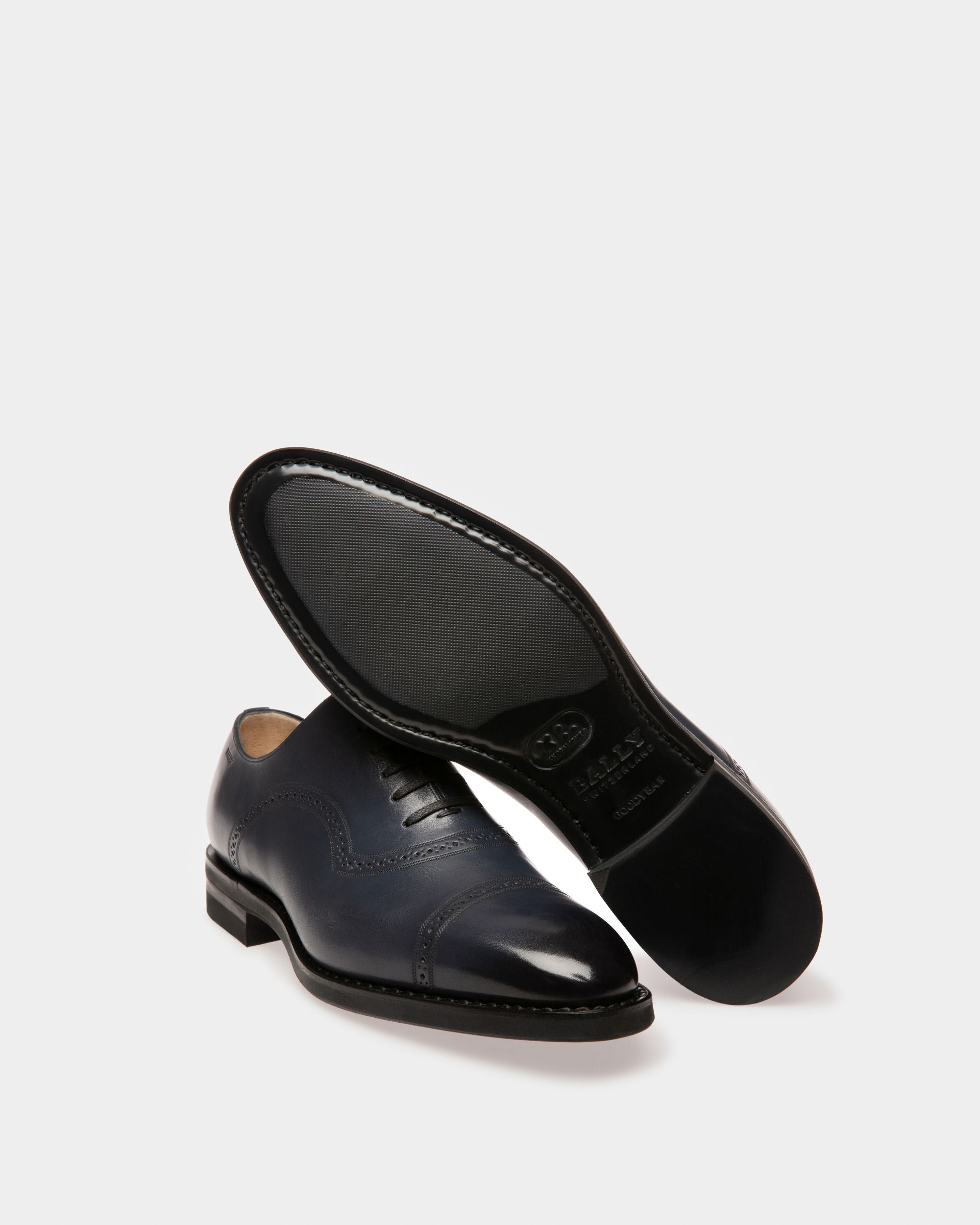 Scotch Oxfordschuhe Aus Marineblauem Leder - Herren - Bally - 04