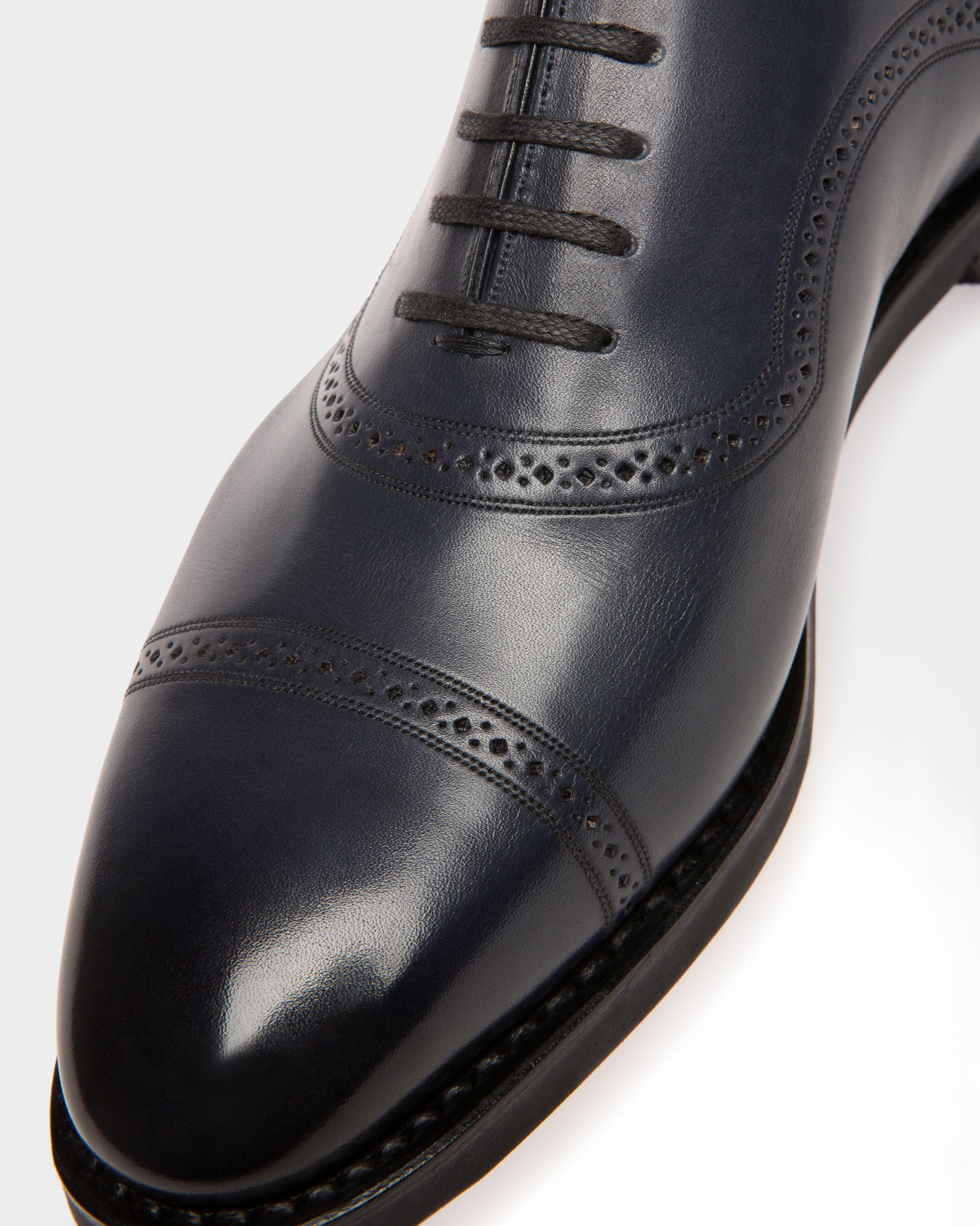 Scotch Oxfordschuhe Aus Marineblauem Leder - Herren - Bally - 05