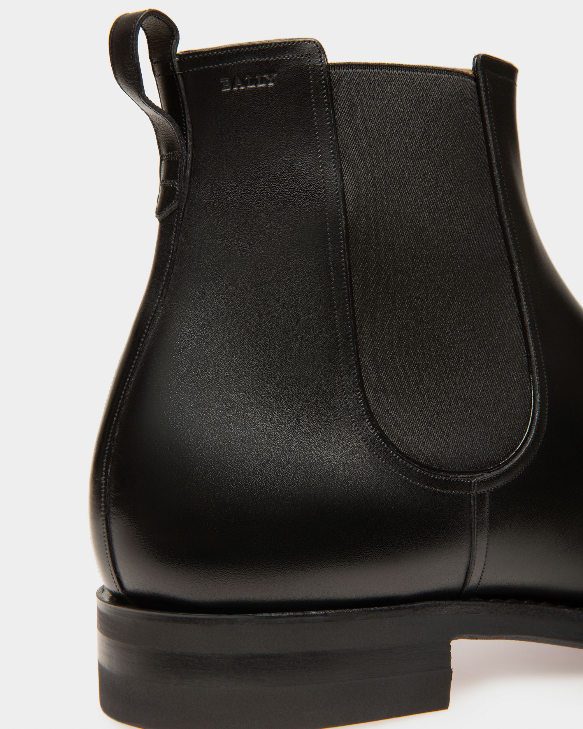 Botte Scavone Pour Homme En Cuir Noir - Homme - Bally - 03