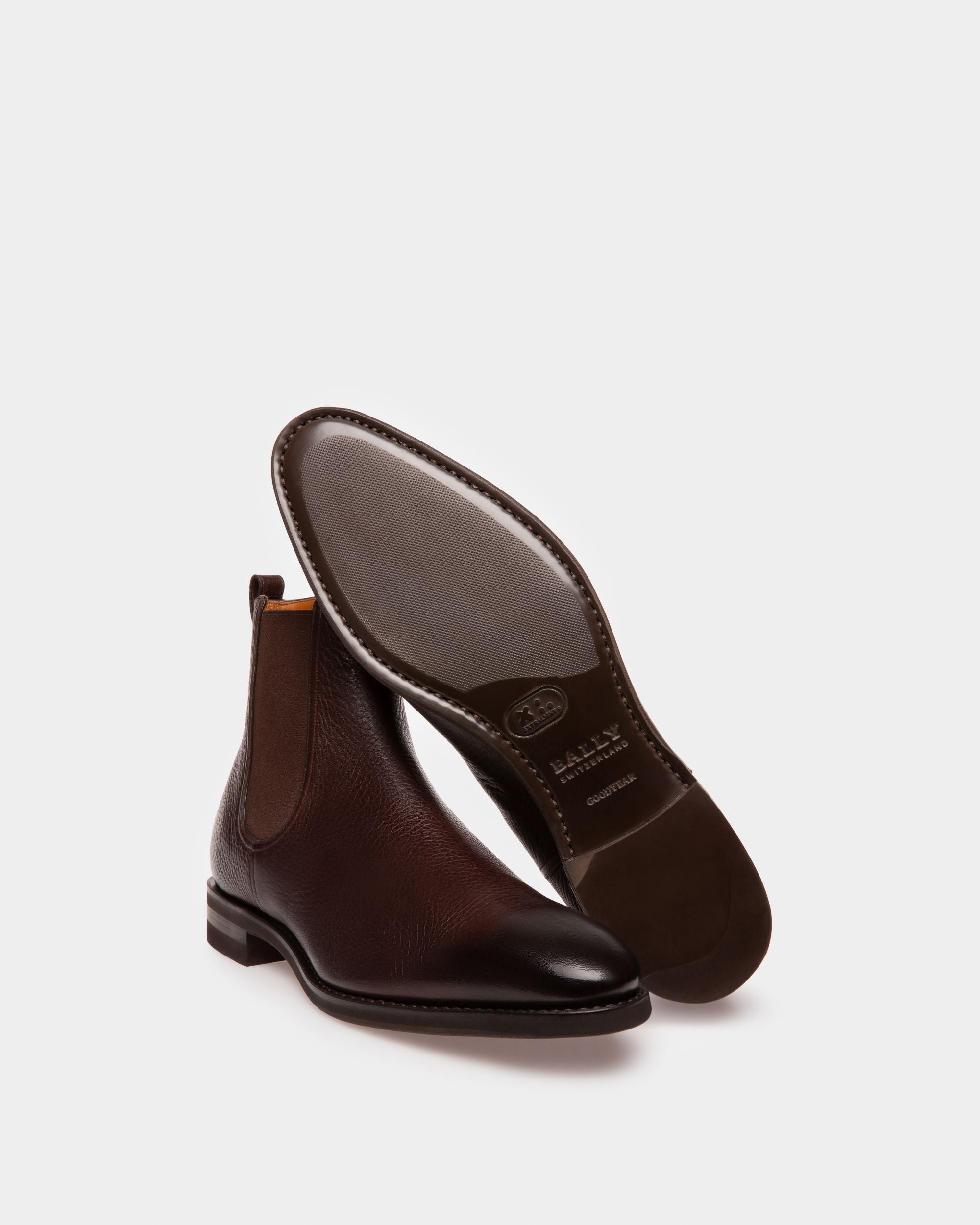 Botte Scavone Pour Homme En Cuir Marron - Homme - Bally - 04