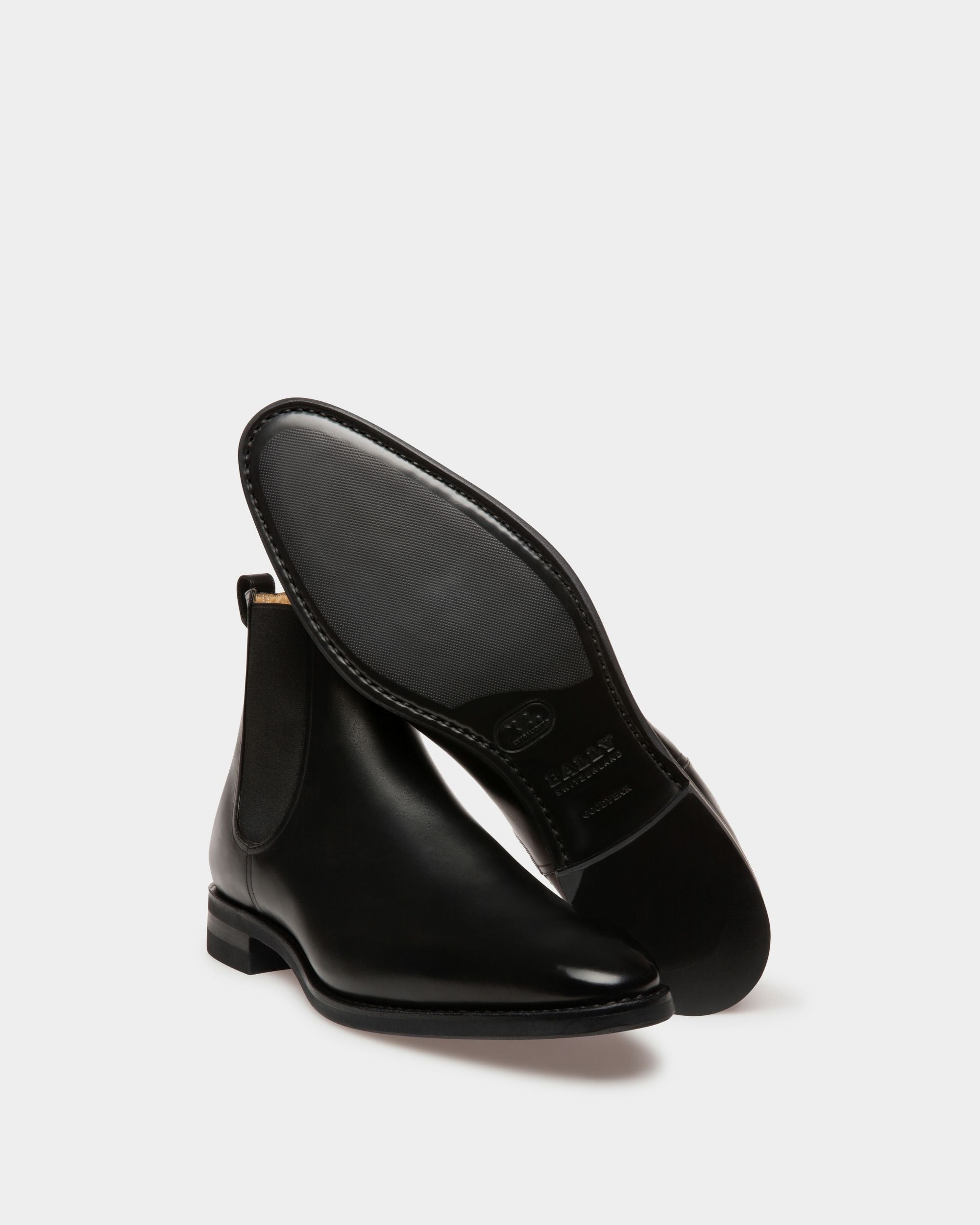 Scavone Bottines En Cuir Noir - Homme - Bally - 03