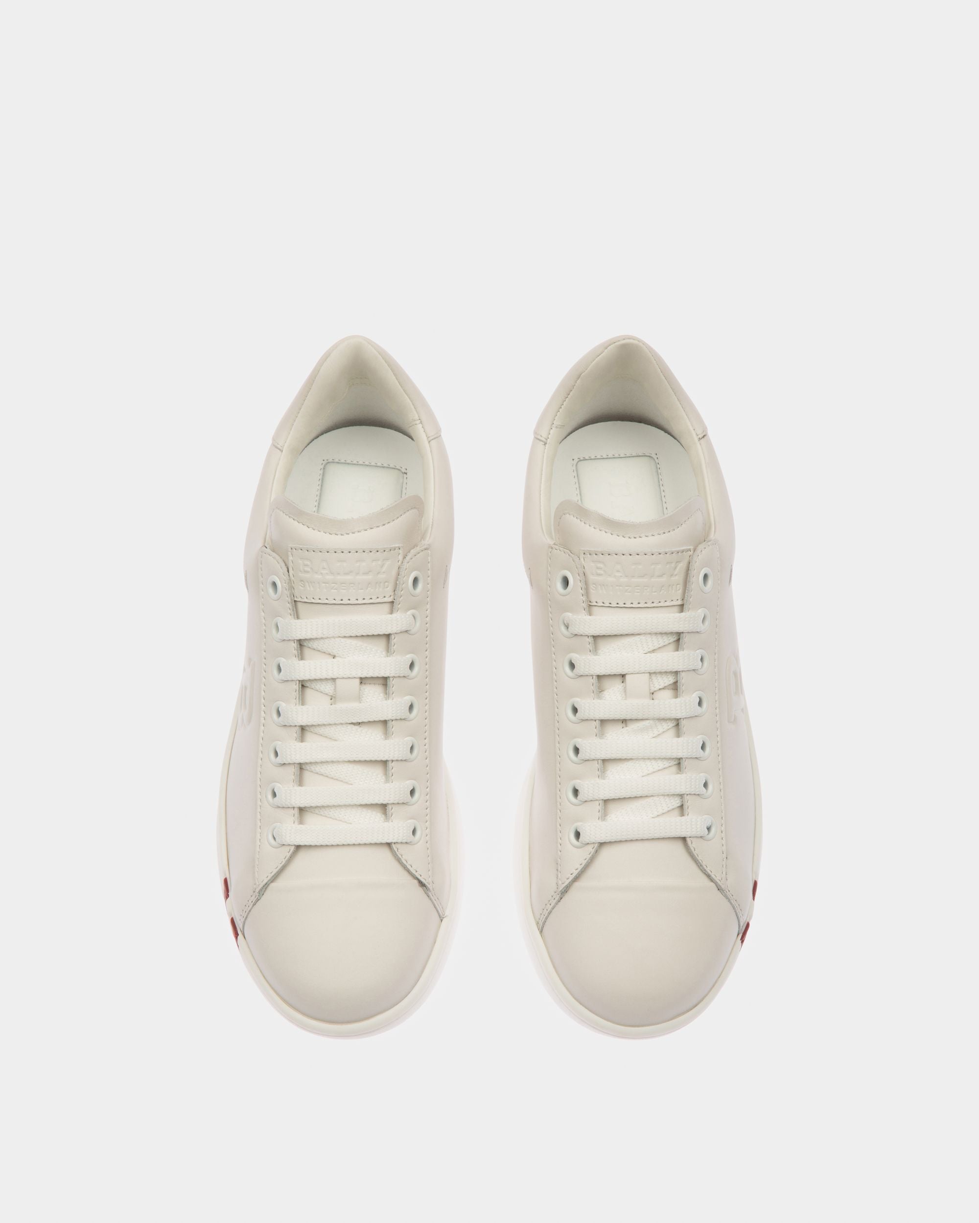 Wivian Sneakers En Cuir Blanc - Femme - Bally - 02