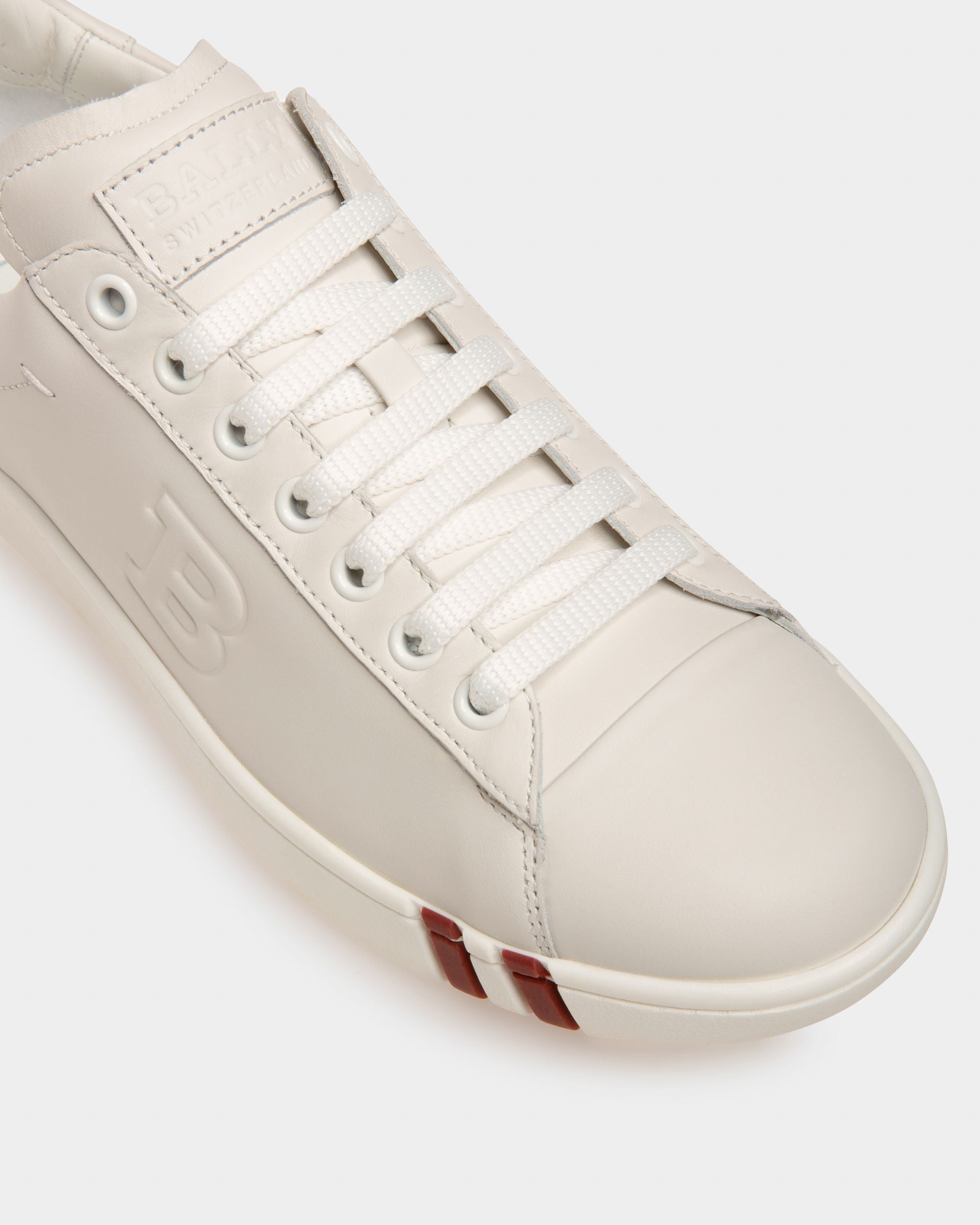 Wivian Sneakers En Cuir Blanc - Femme - Bally - 06
