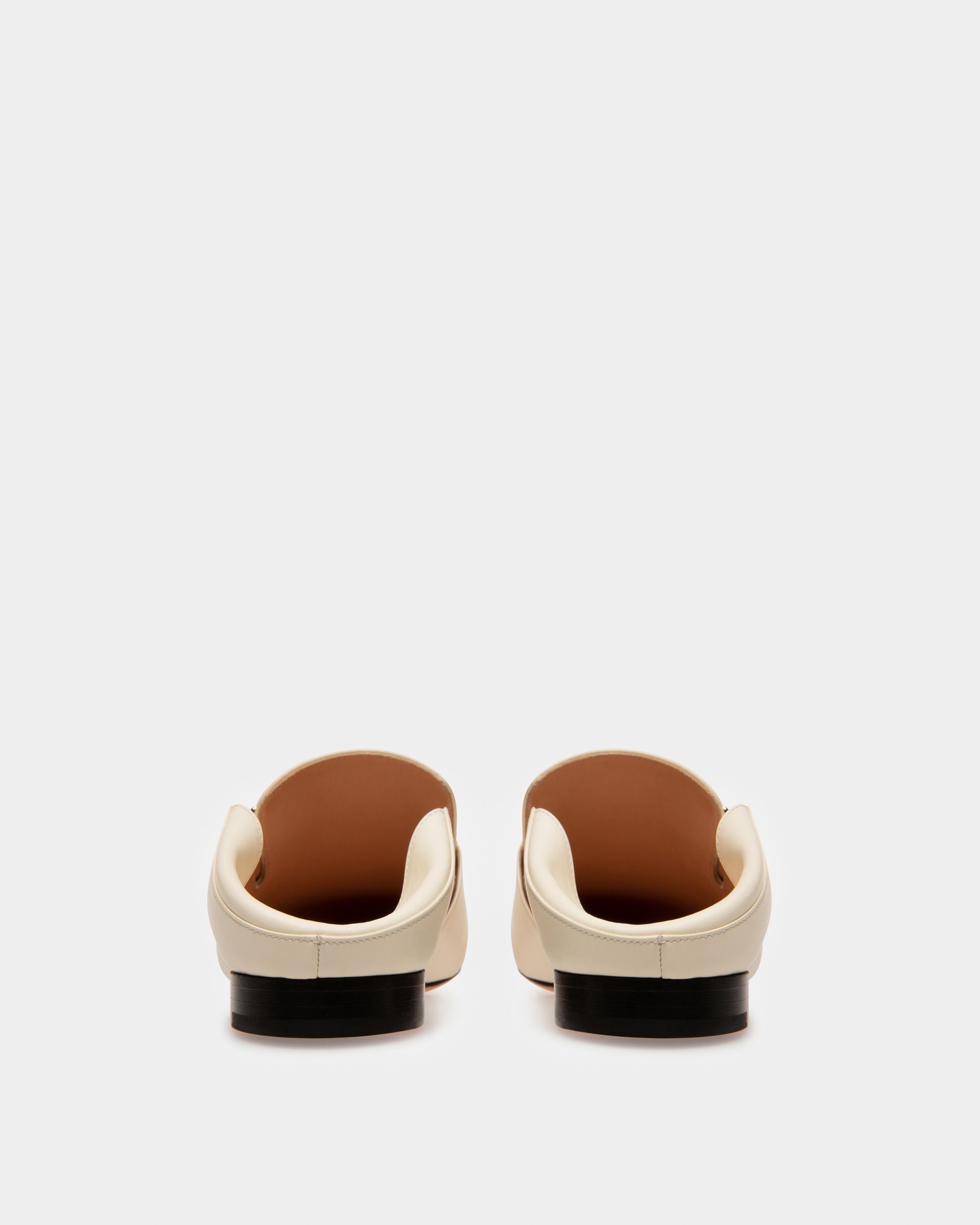 Janelle Slipper Aus Leder In Bone - Damen - Bally - 06