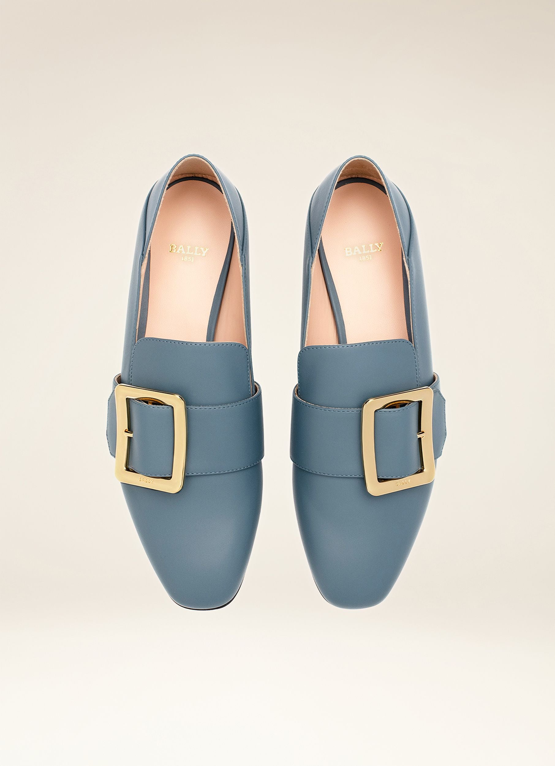 Janelle Loafer Aus Blauem Leder - Damen - Bally - 04