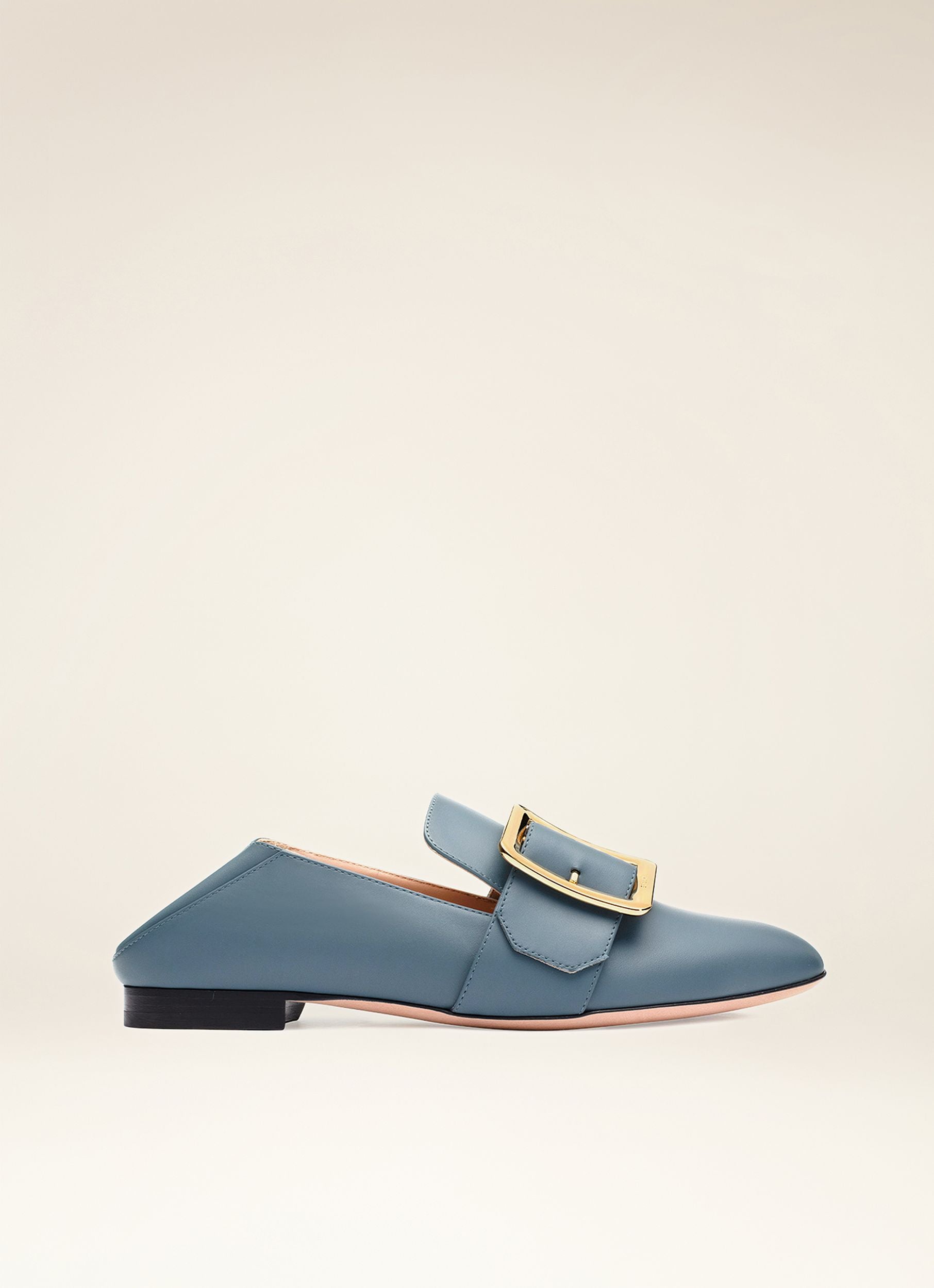Janelle Loafer Aus Blauem Leder - Damen - Bally - 05