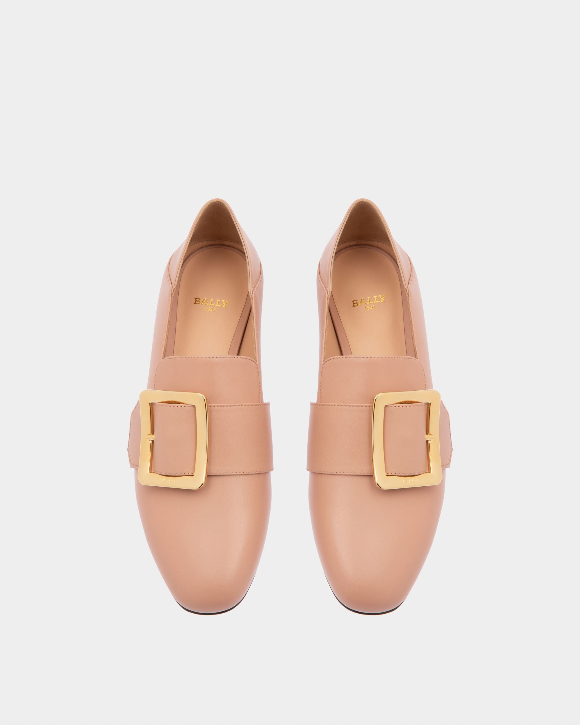 Janelle Mocassins En Cuir Rose - Femme - Bally - 02