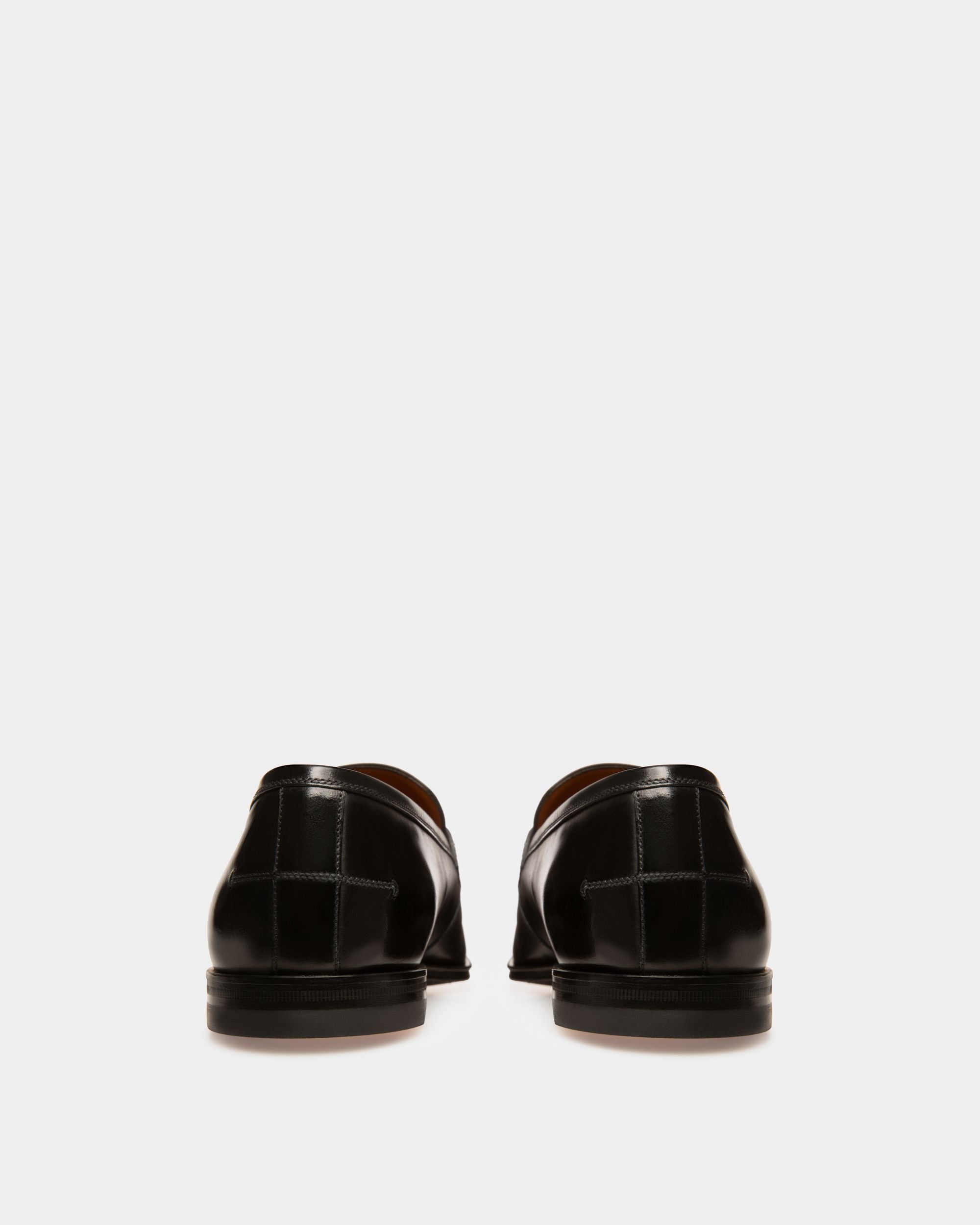 Webb Leather Loafers In Coffee - Men's - Bally - 04